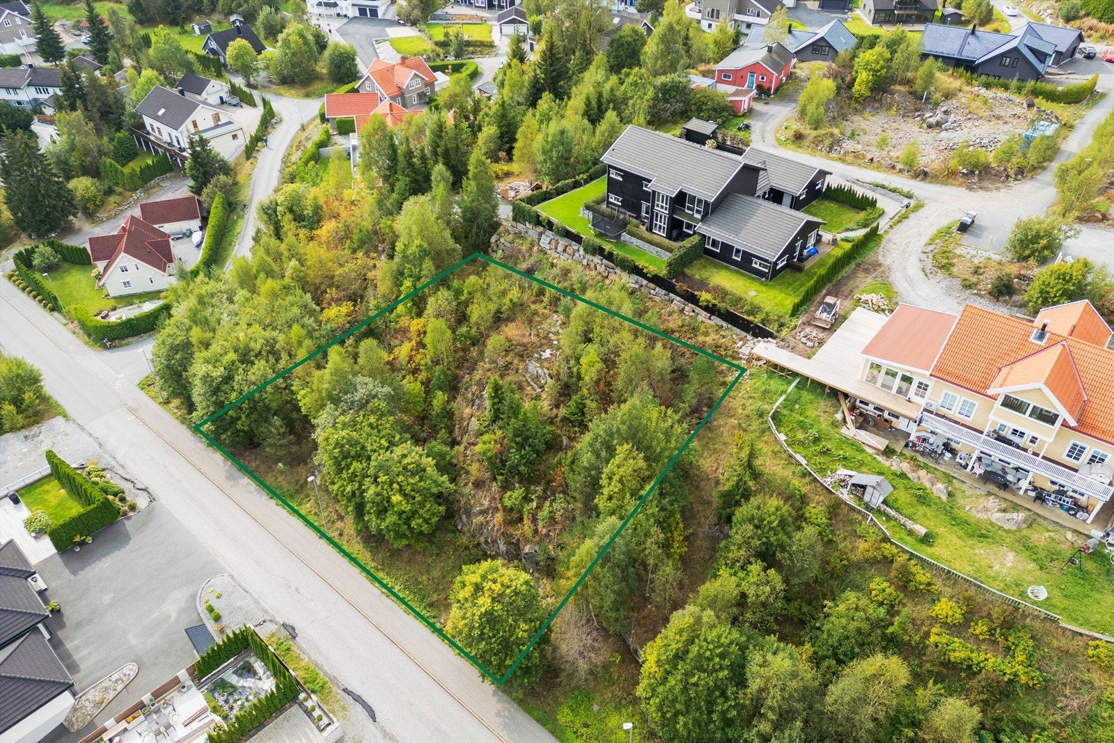 Romslig tomt Galleribilde