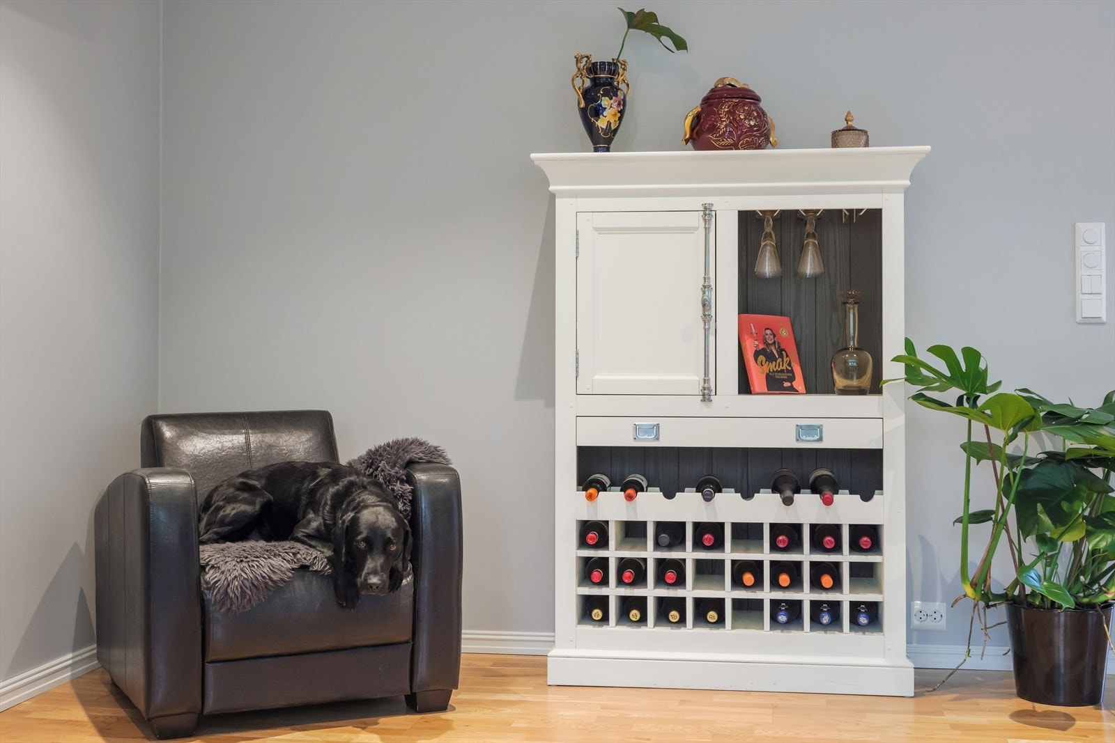 Her er det godt å slappe av etter en lang dag, også for de 4-bente. Galleribilde