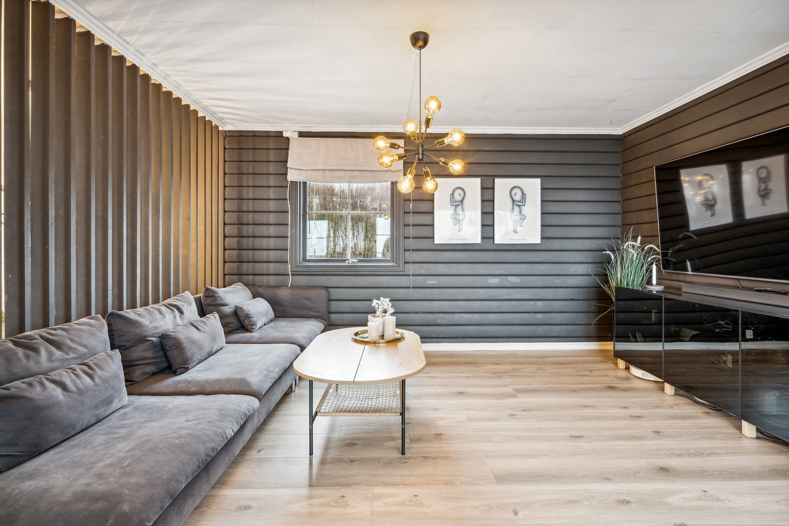 De fleste innvendige overflater i 1. etg. er fra 2018-2019. Galleribilde