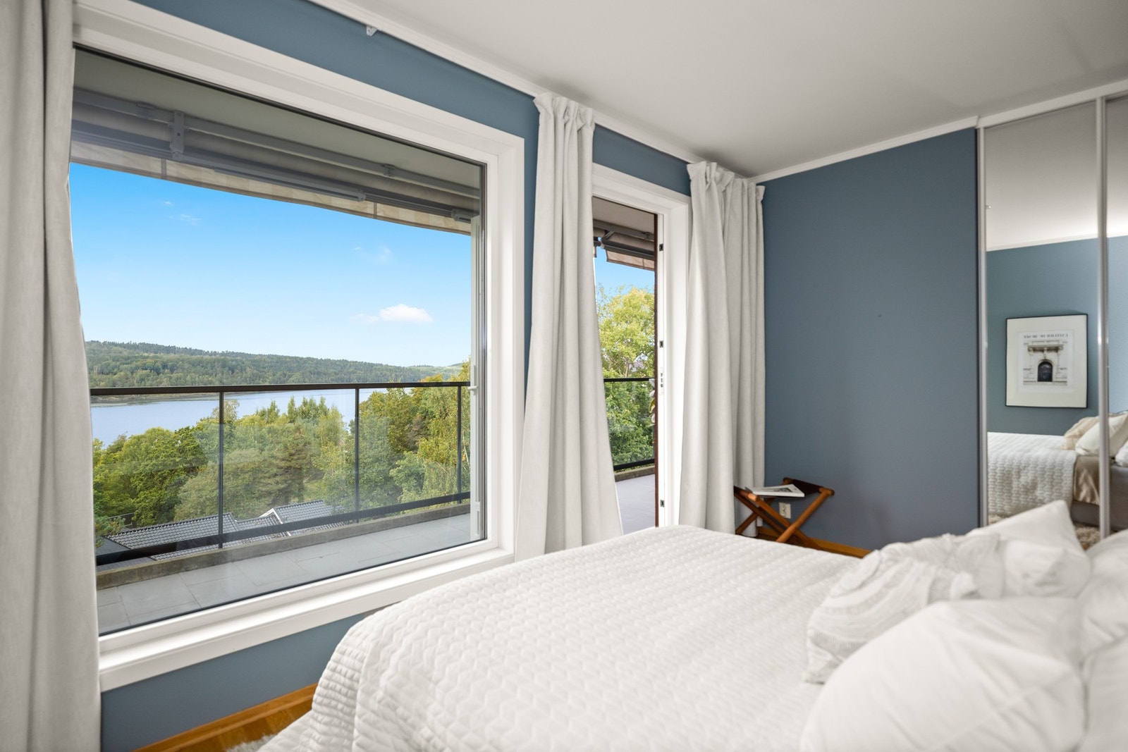 En drømme-utsikt å våkne opp til Galleribilde