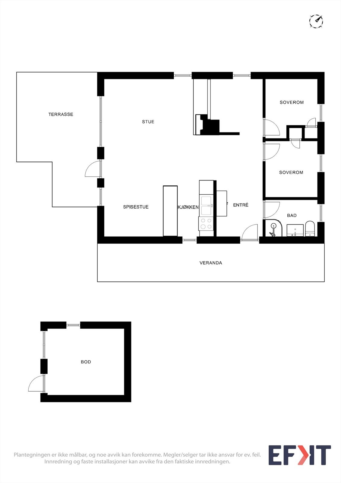 Plantegning Galleribilde