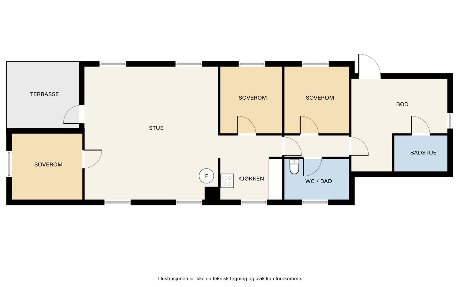 Plantegning - 1.etg. Galleribilde