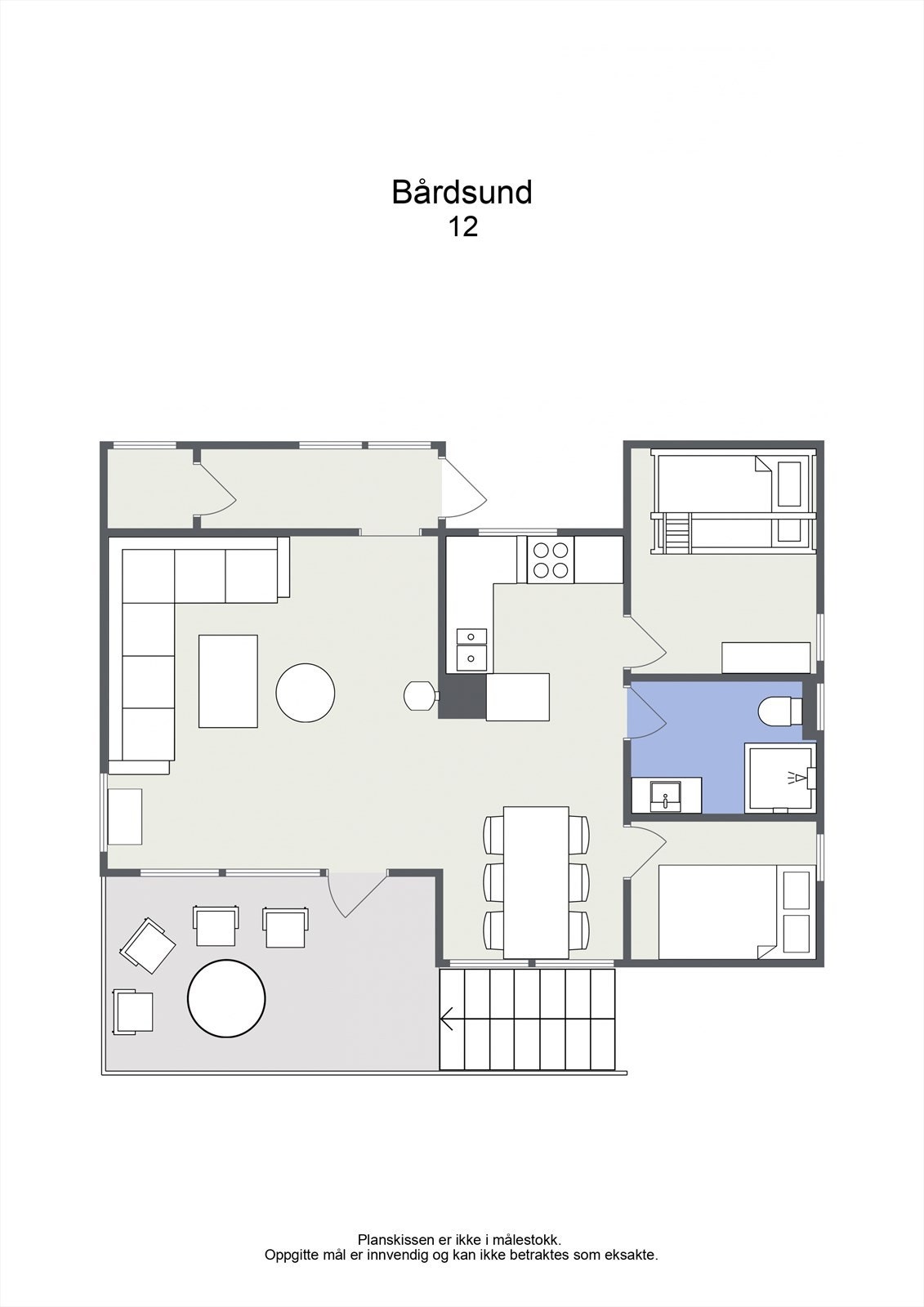 Plantegning Bårdsund 12 Galleribilde