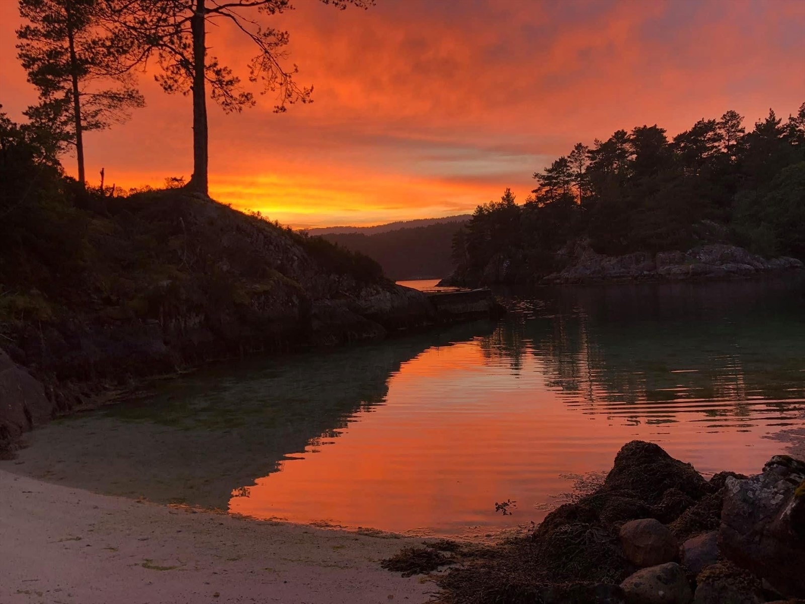 Magisk solnedgang - Selgers private bilde Galleribilde