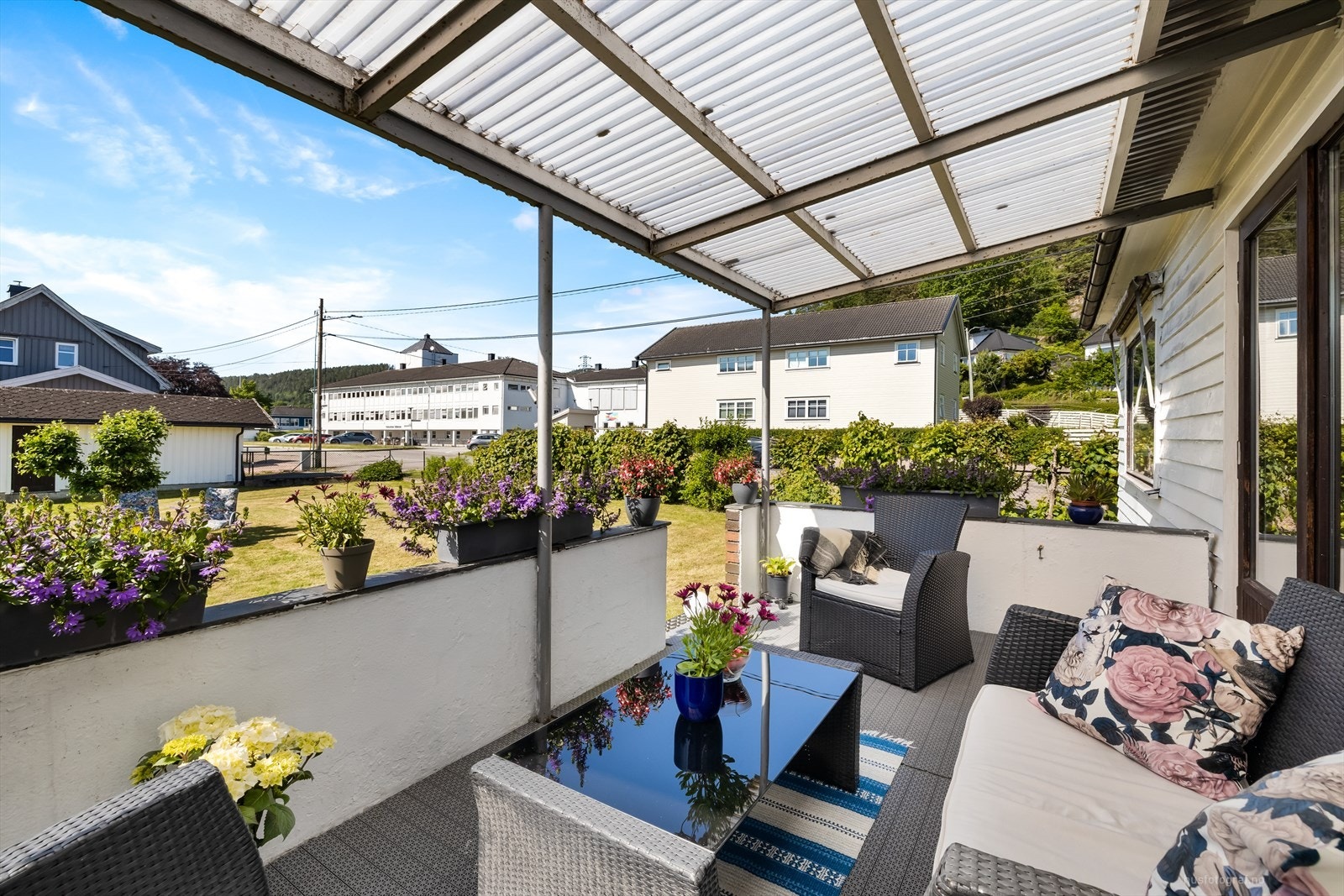 Her er det god plass til utemøblement Galleribilde