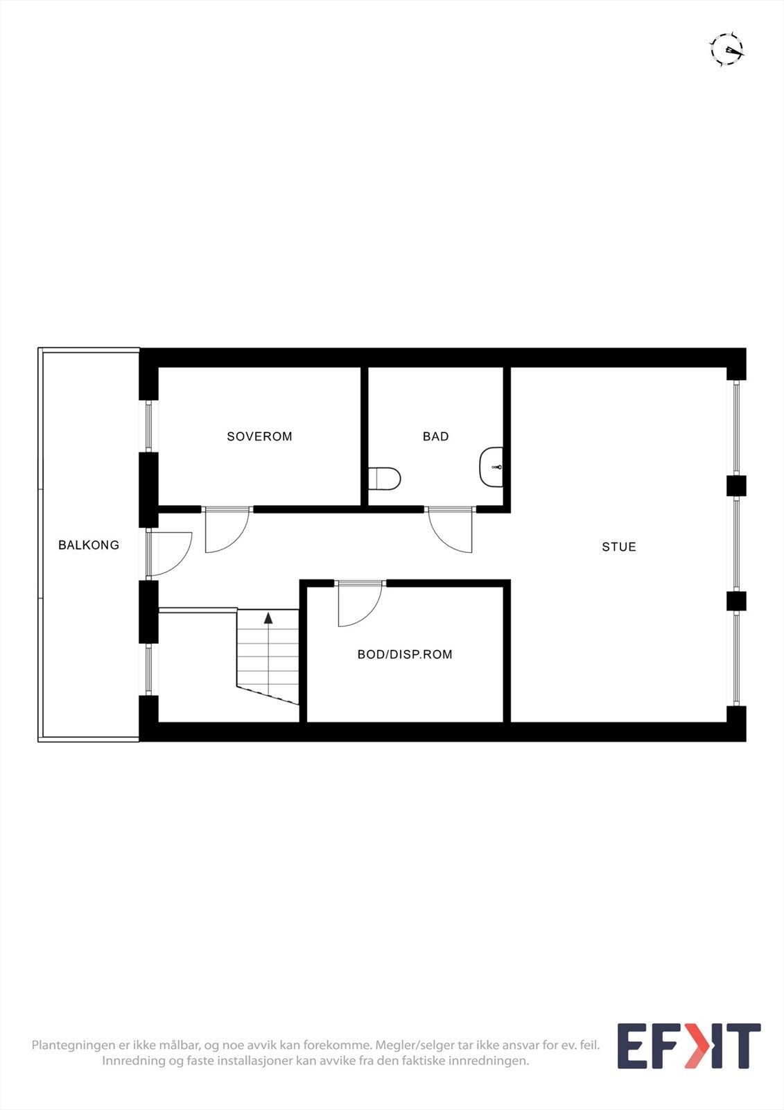 Plantegning 2.etg. Galleribilde