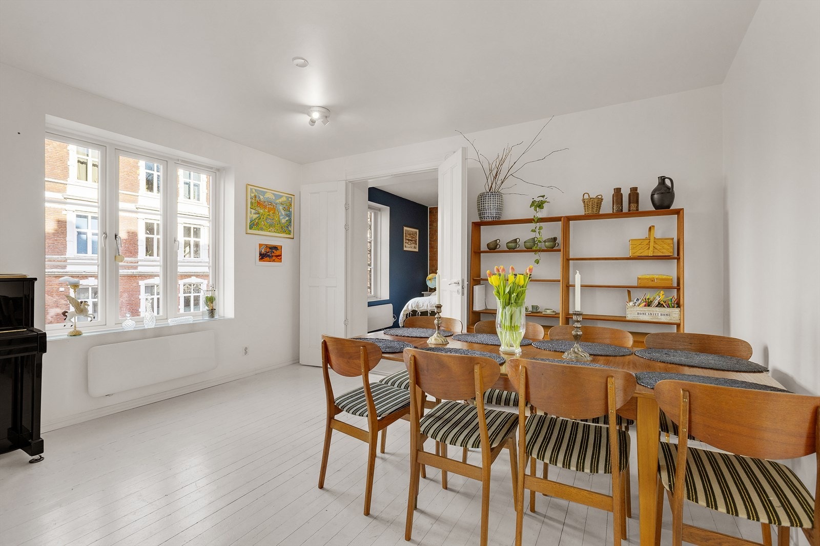 God plass til langbord for store middagsselskaper Galleribilde