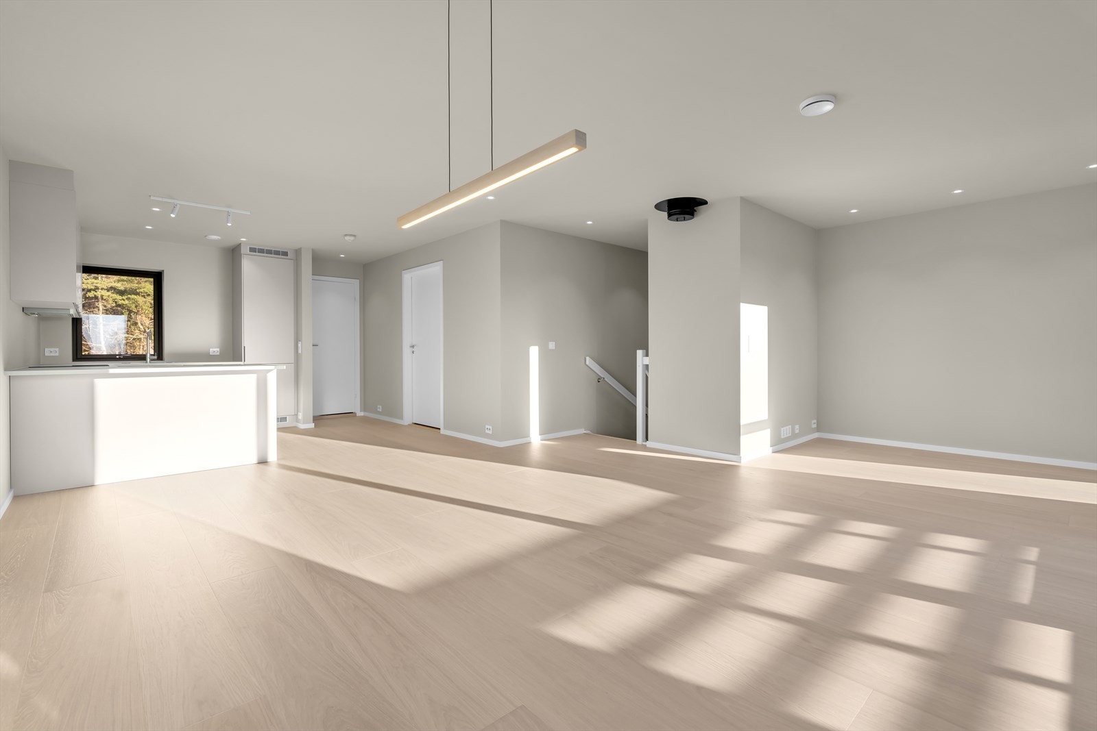 Det er muligheter for å installere peis i stue. Galleribilde