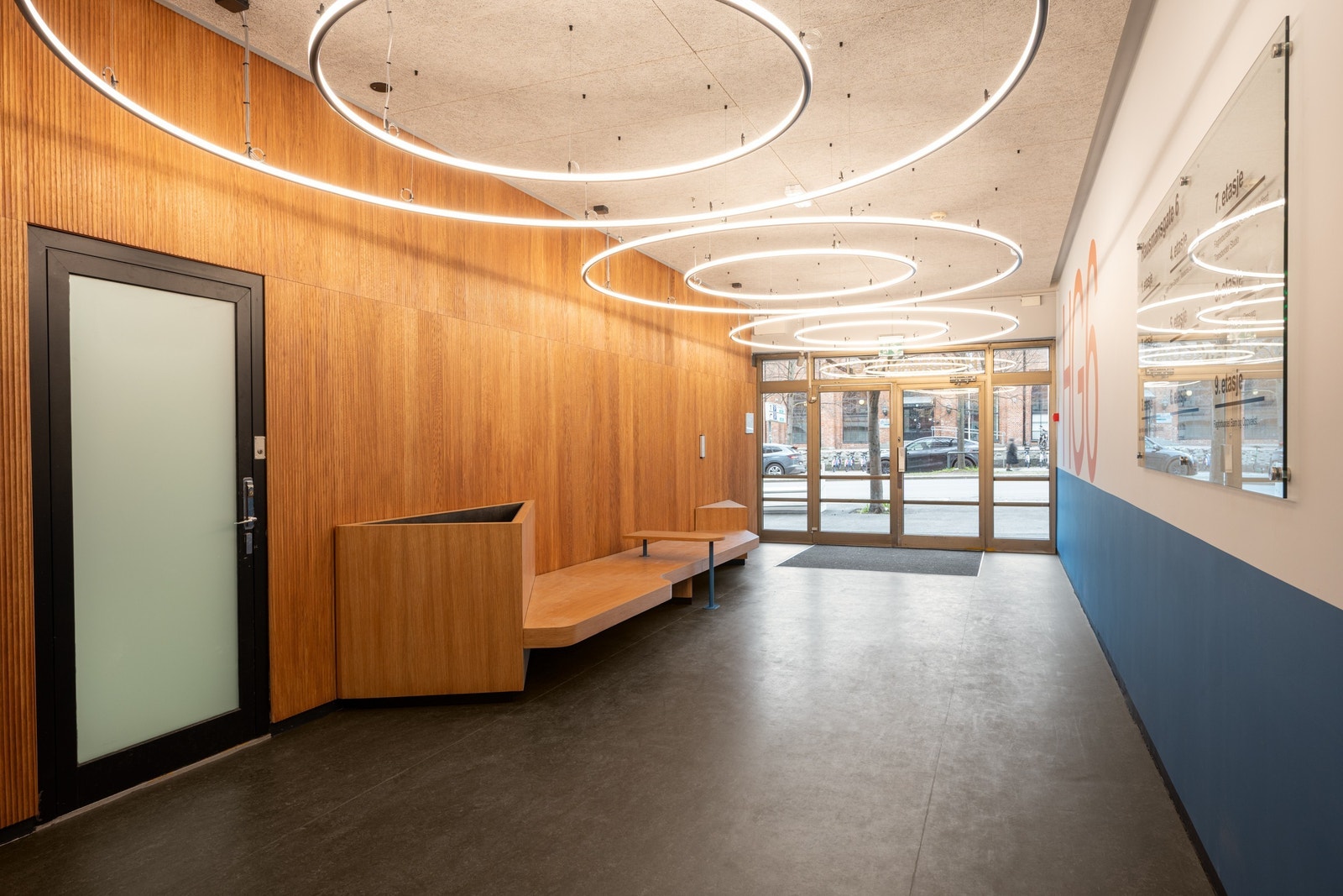 Nyrenoverte fellesarealer Galleribilde