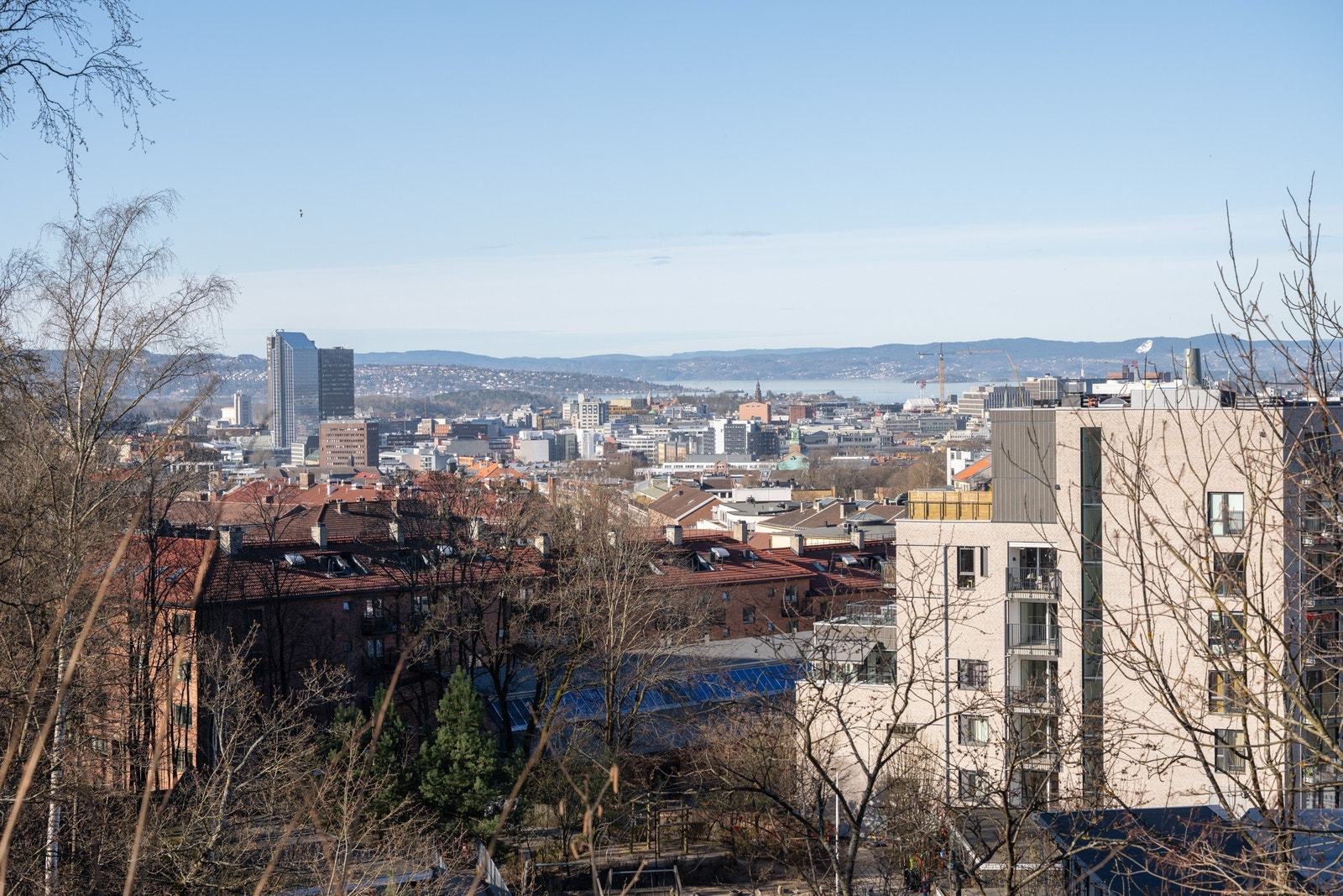 Utsikt fra lokalet Galleribilde