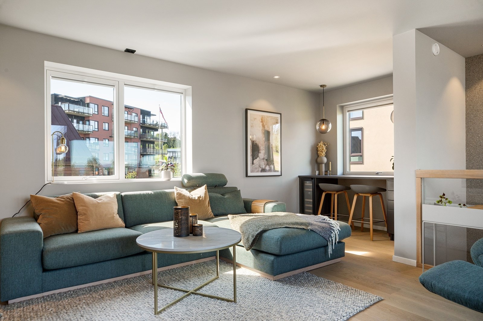 Loftstuen i toppetasjen er ideell som TV-rom, lekerom eller hjemmekontor. Galleribilde