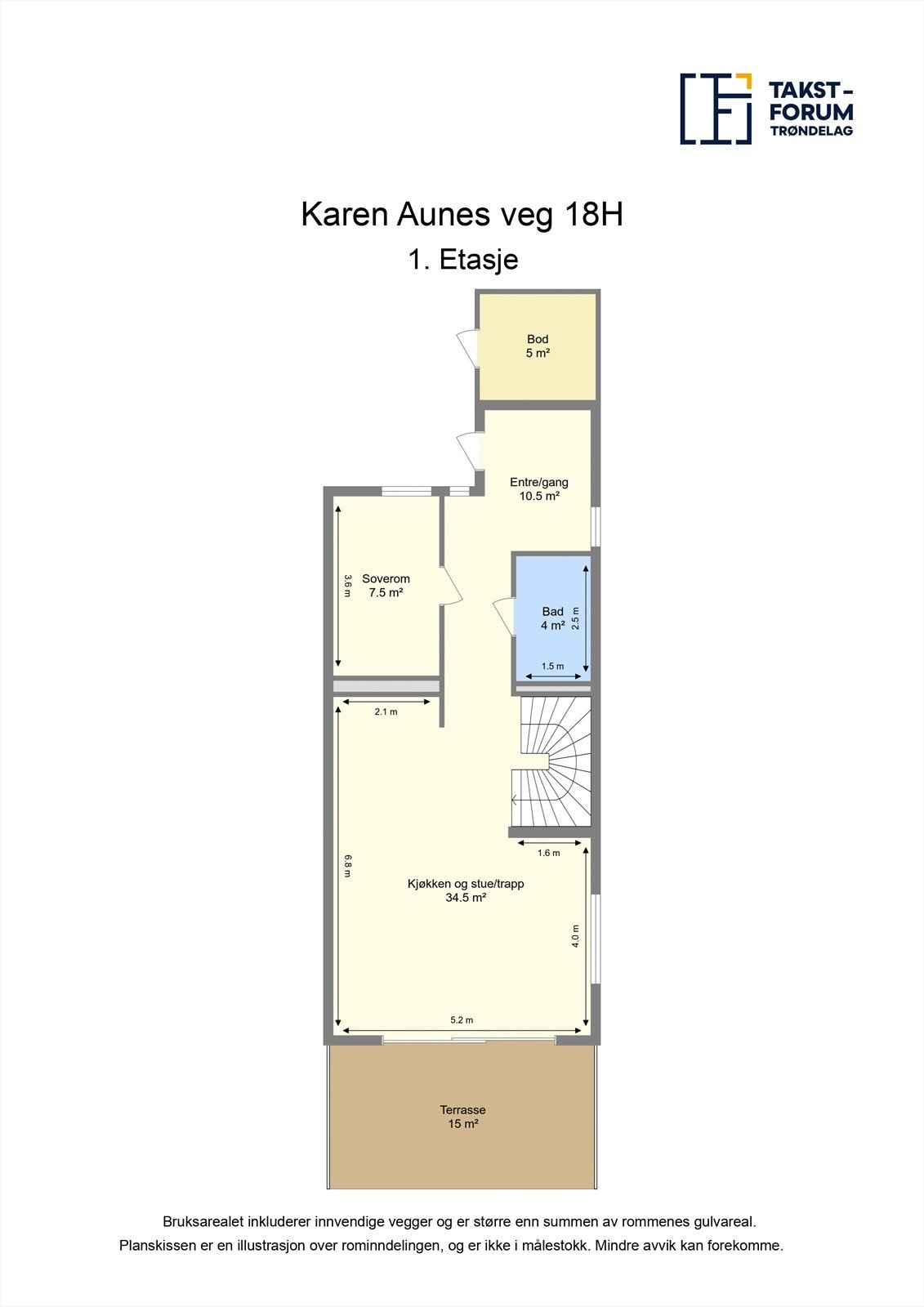 Plantegning 1. etasje. Galleribilde