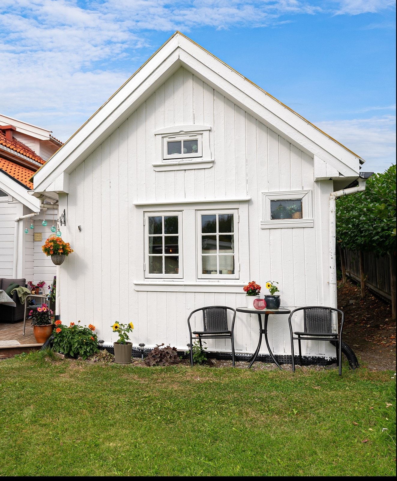 Vi gjør oppmerksom på at uthuset ikke er omsøkt for varig opphold. Se punkt ferdigattest i prospekt for mer informasjon. Galleribilde