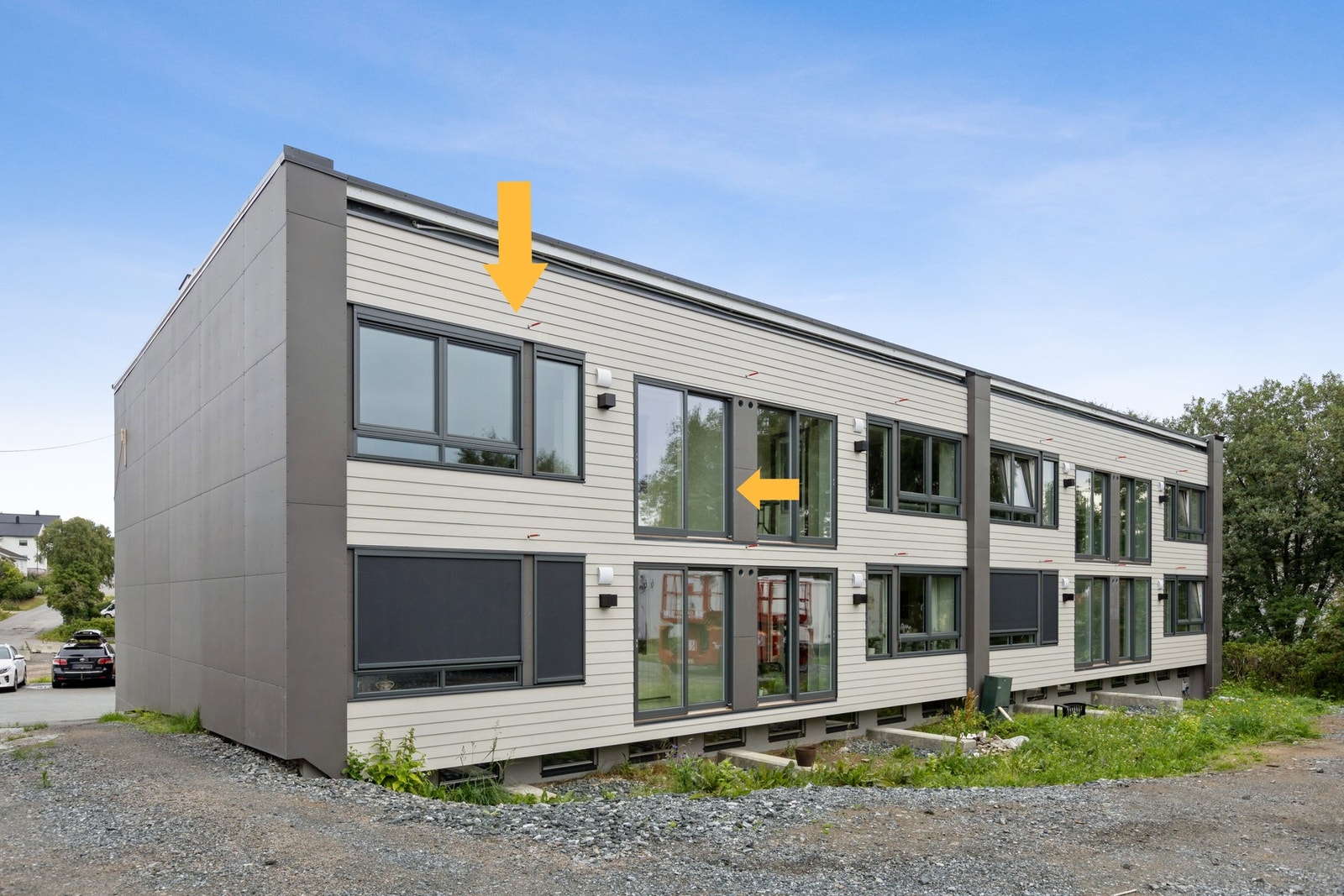 Her skal det bygges ny balkong som passer fint til resten av bygget. Galleribilde