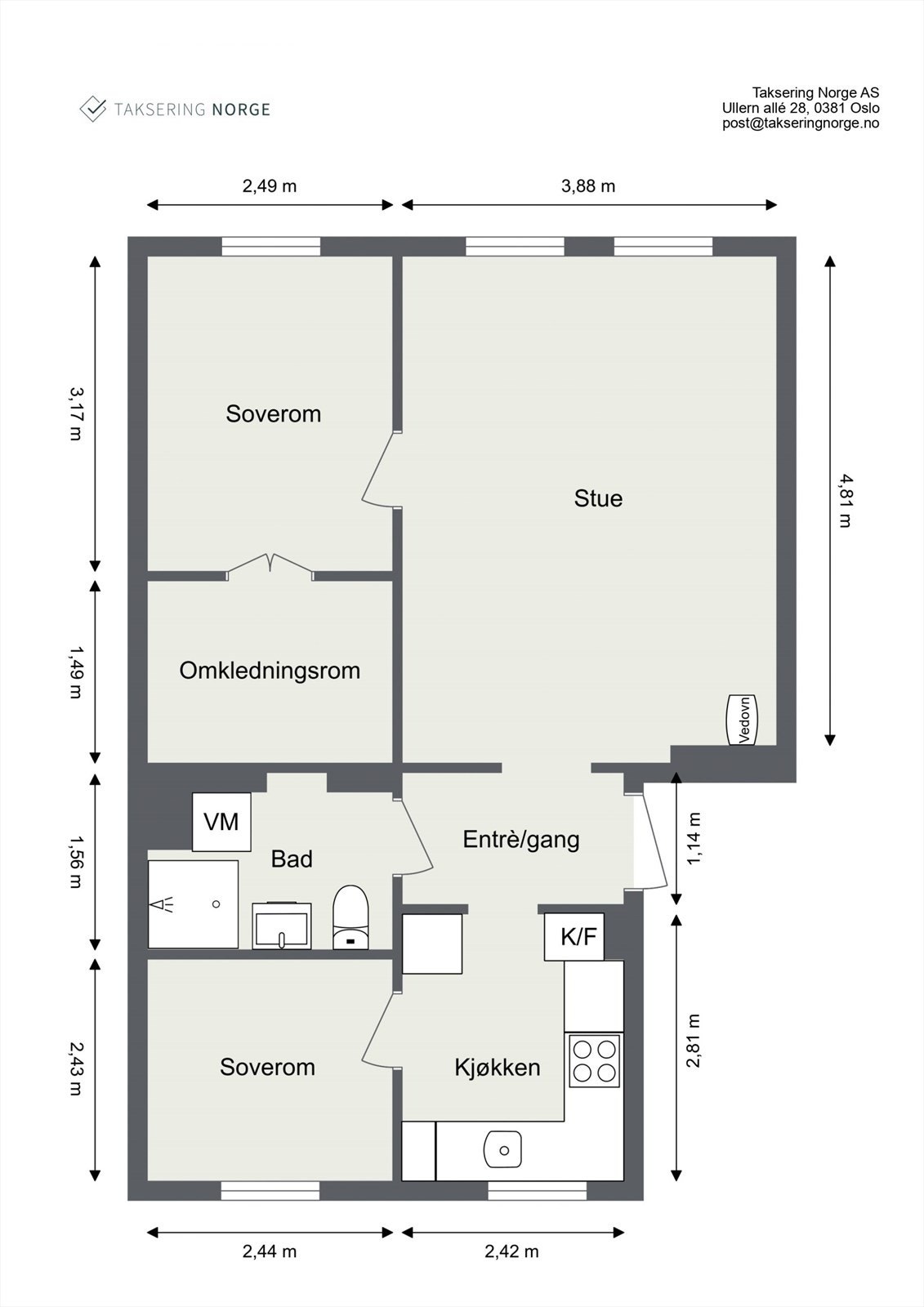 Plantegning. Galleribilde