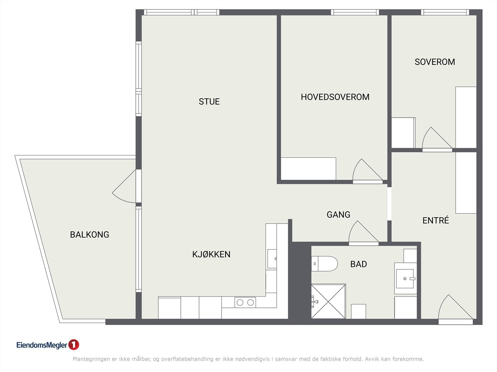 Plantegning. Galleribilde