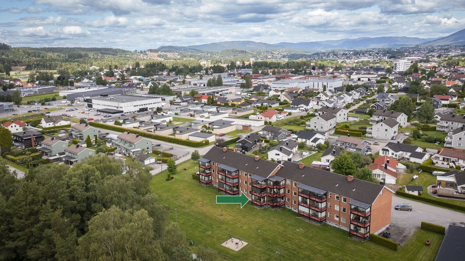 Sentral beliggenhet på Kjørbekk. Galleribilde