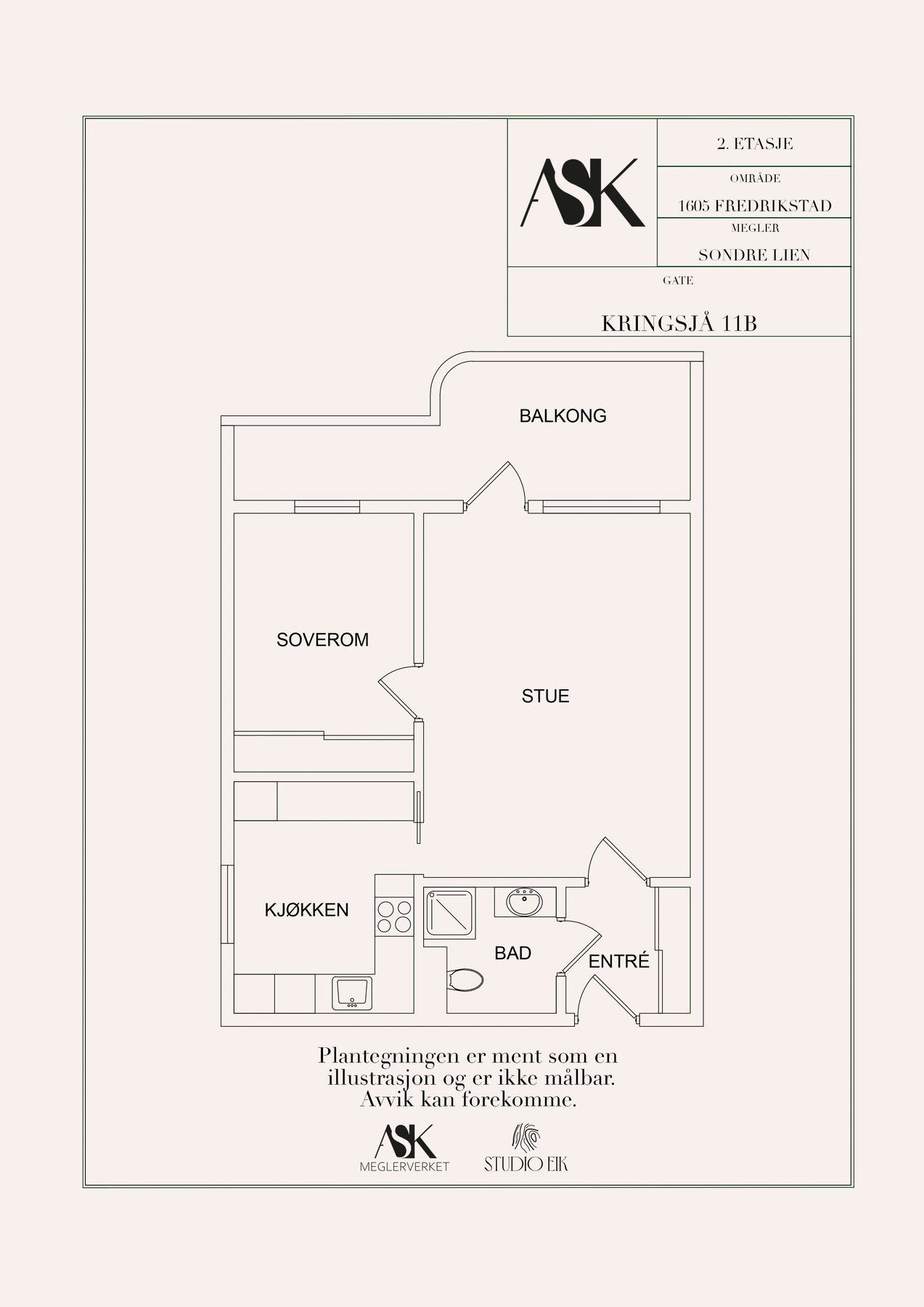 Plantegning Galleribilde