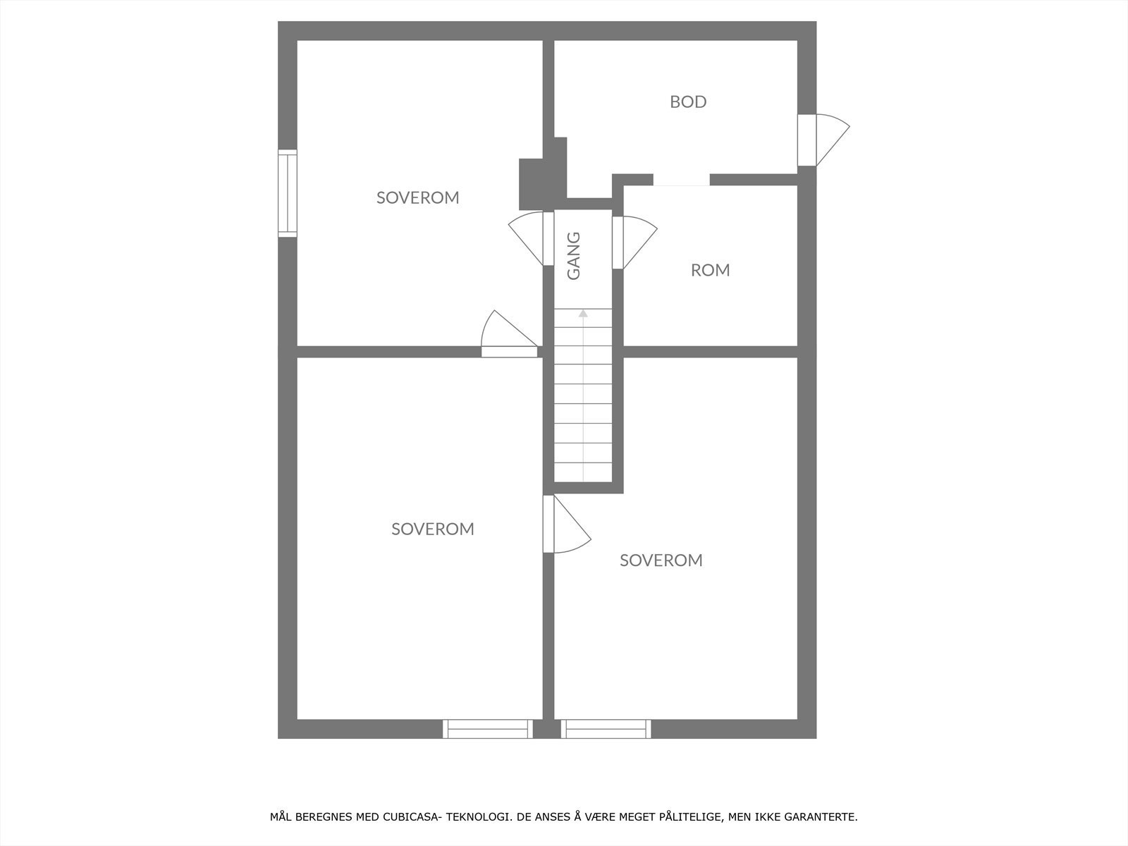 Plantegning 2.etasje Galleribilde