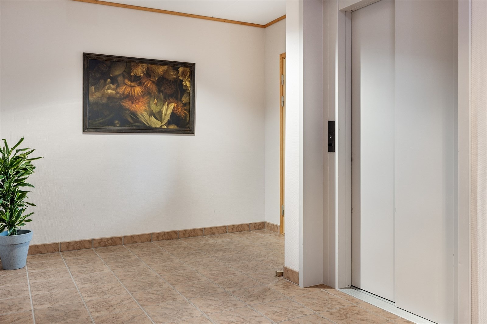 Felles trapperom med heis. Galleribilde