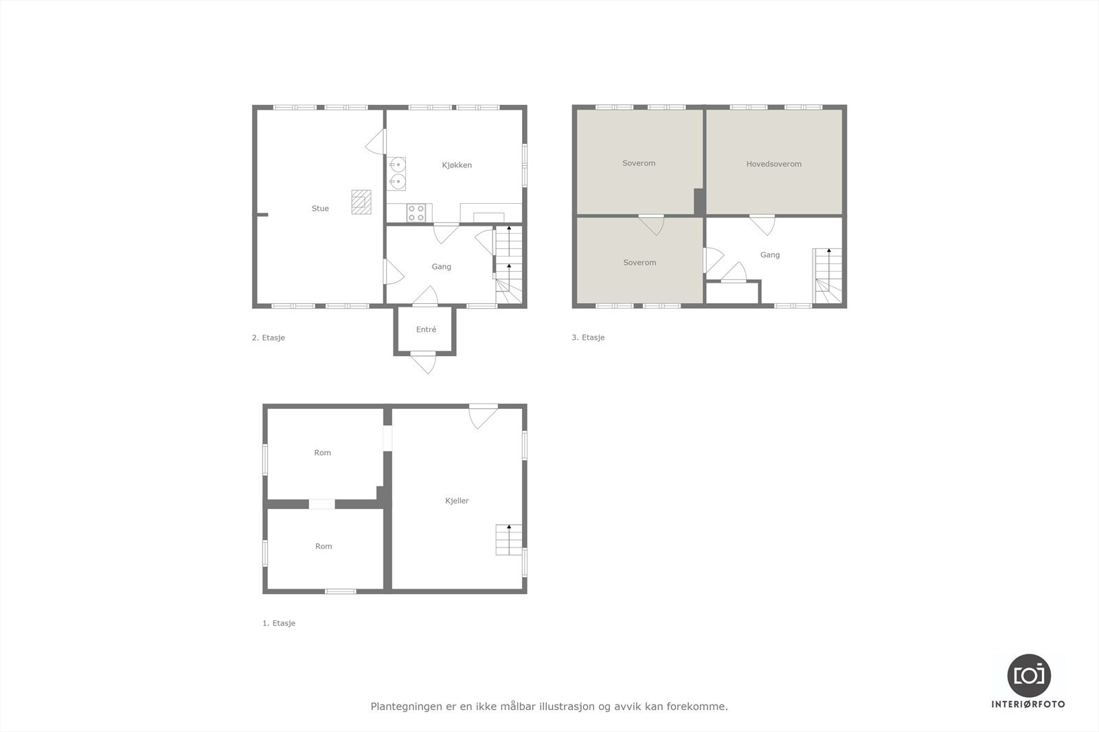Plantegning Galleribilde