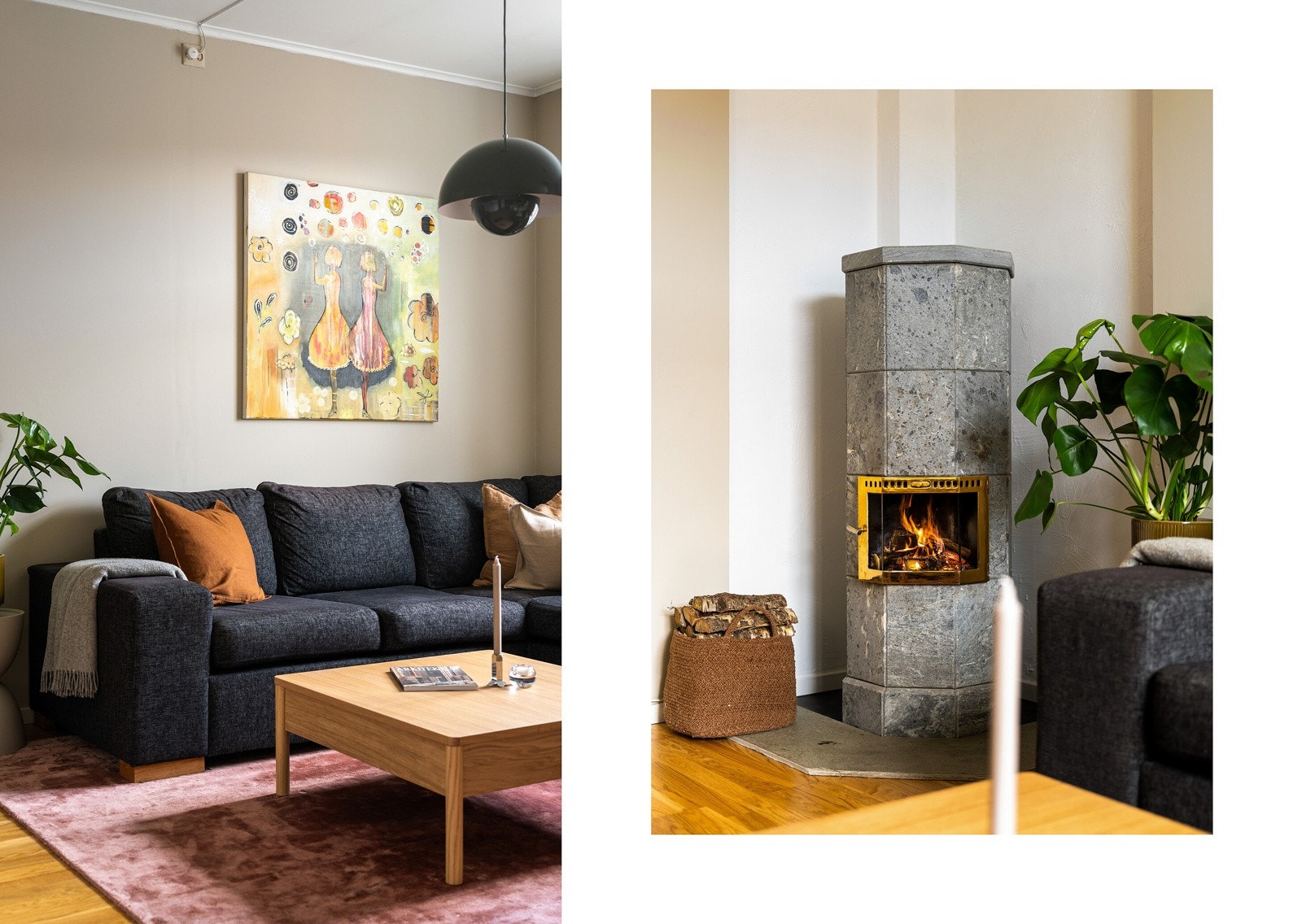 Lekker vedovn for kalde vinterkvelder. Galleribilde