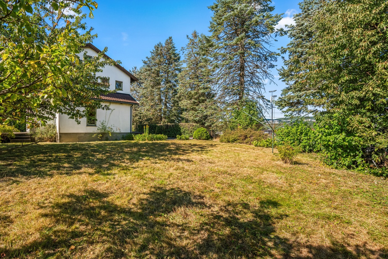 Stor, idyllisk felles hage Galleribilde