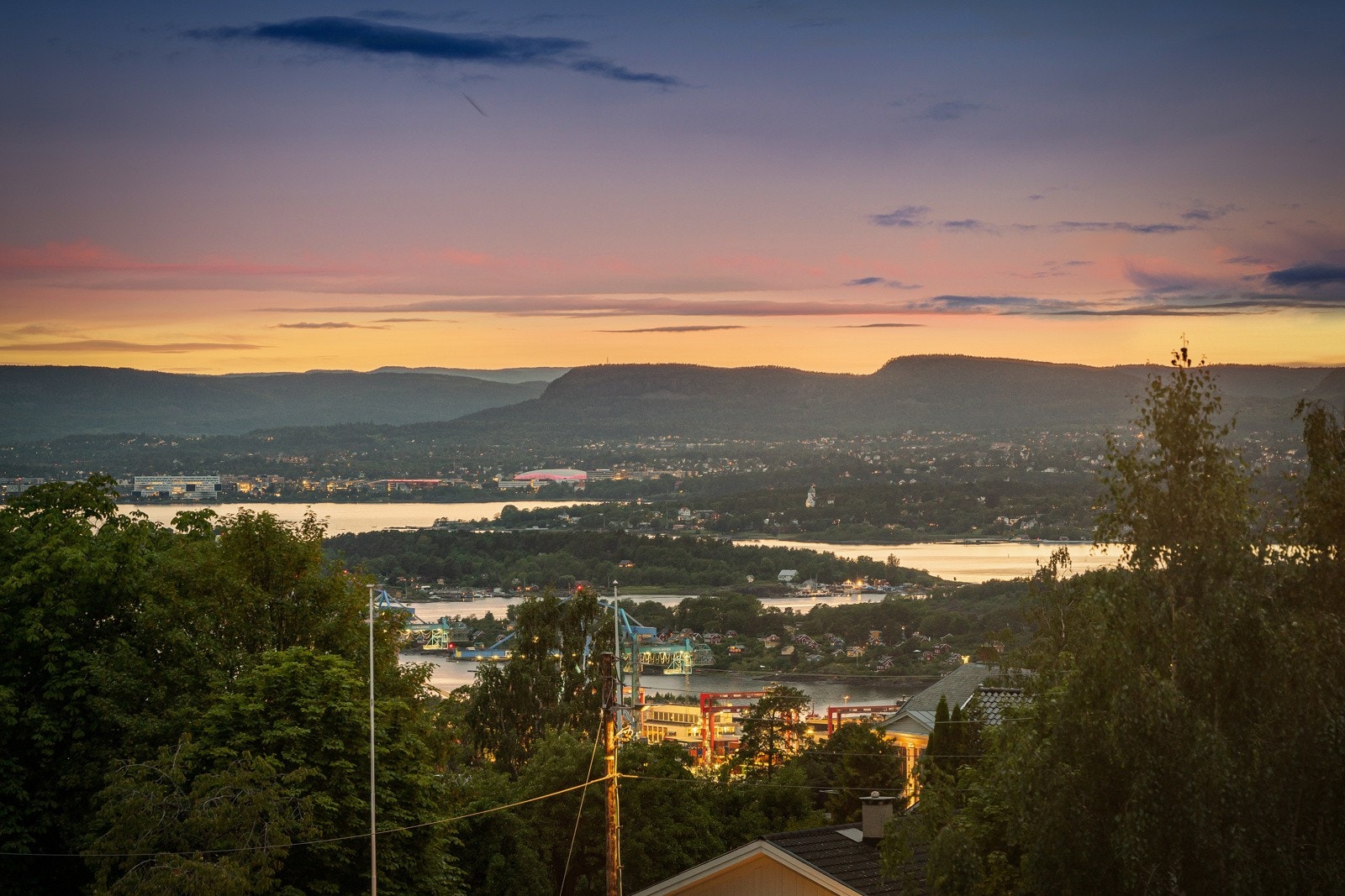 Kveldsstemning Galleribilde