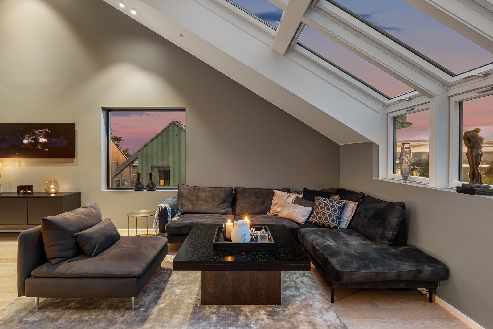 Kveldsstemning Galleribilde