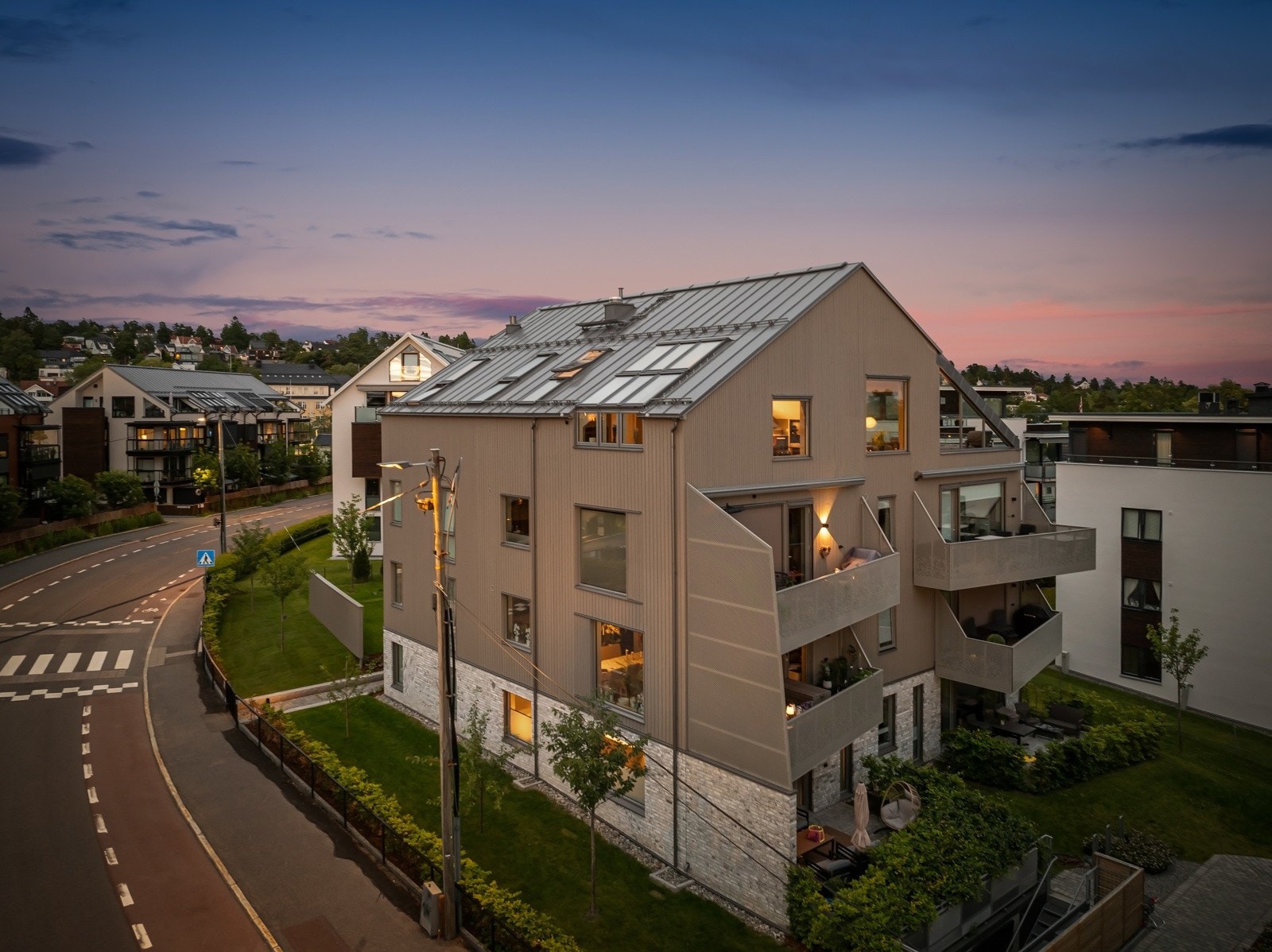 Kveldsstemning Galleribilde