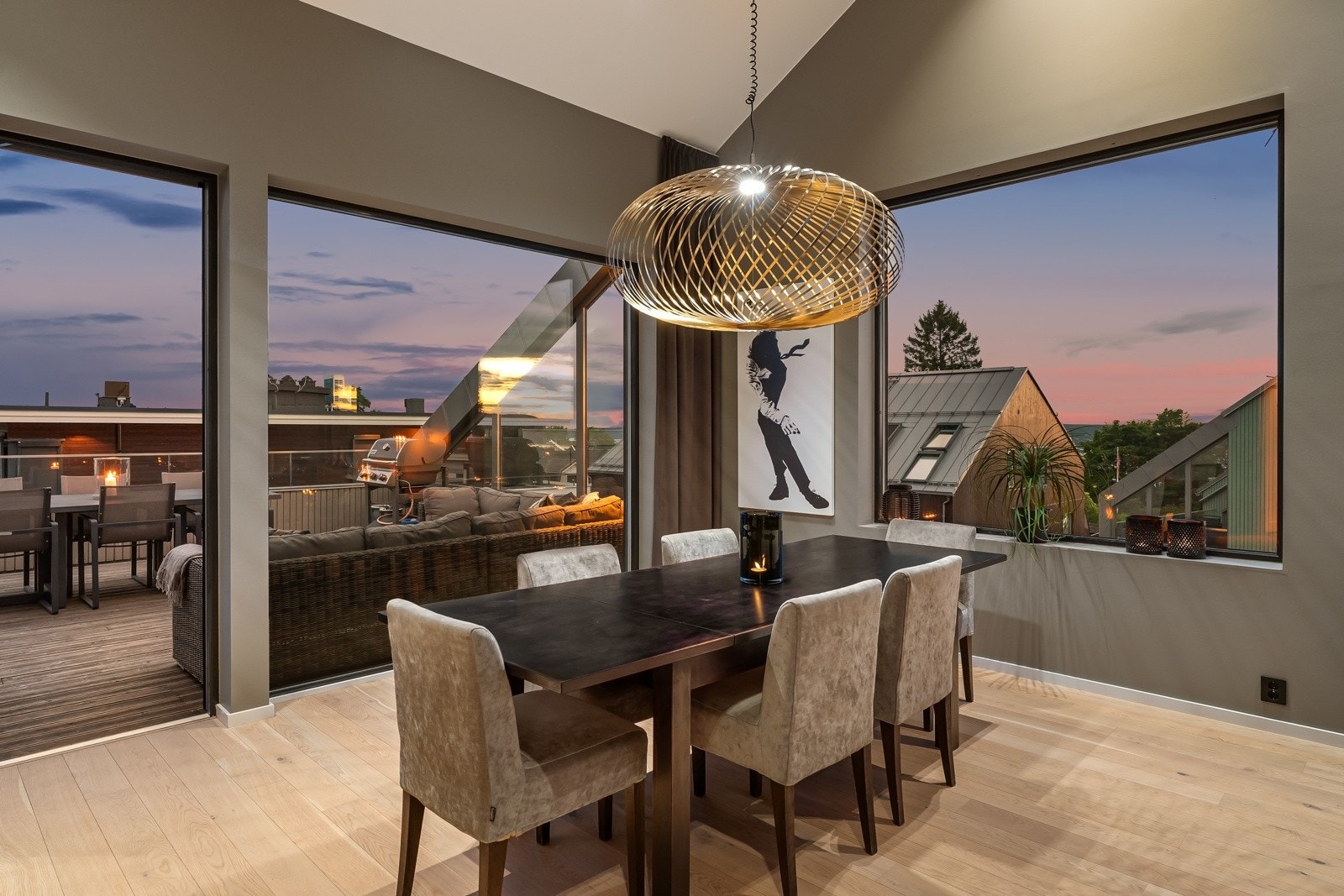 Kveldsstemning Galleribilde