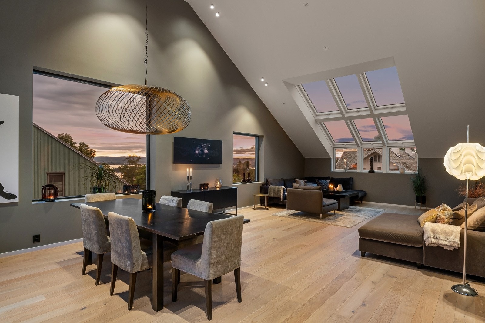 Kveldsstemning Galleribilde