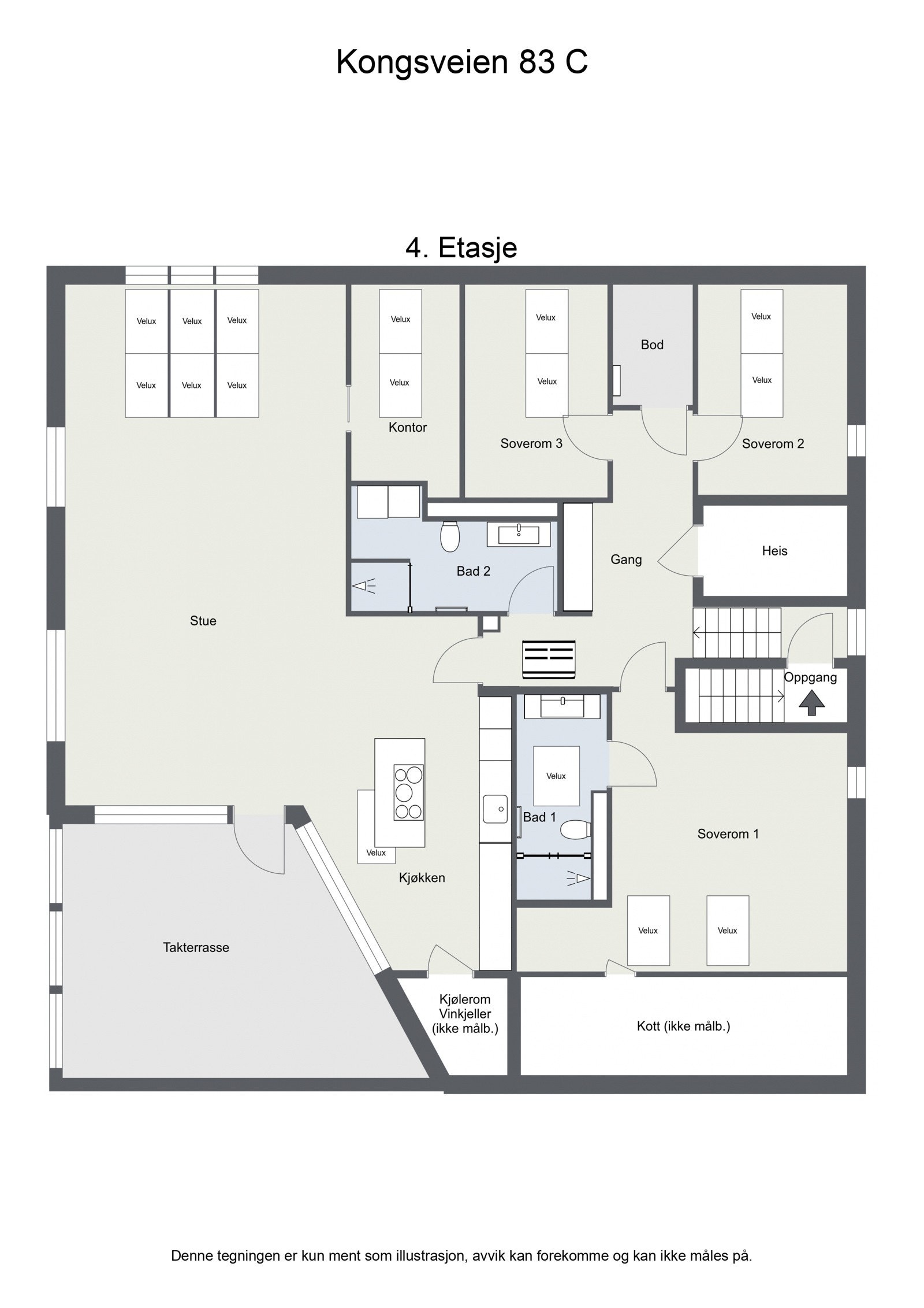 Plantegning Galleribilde