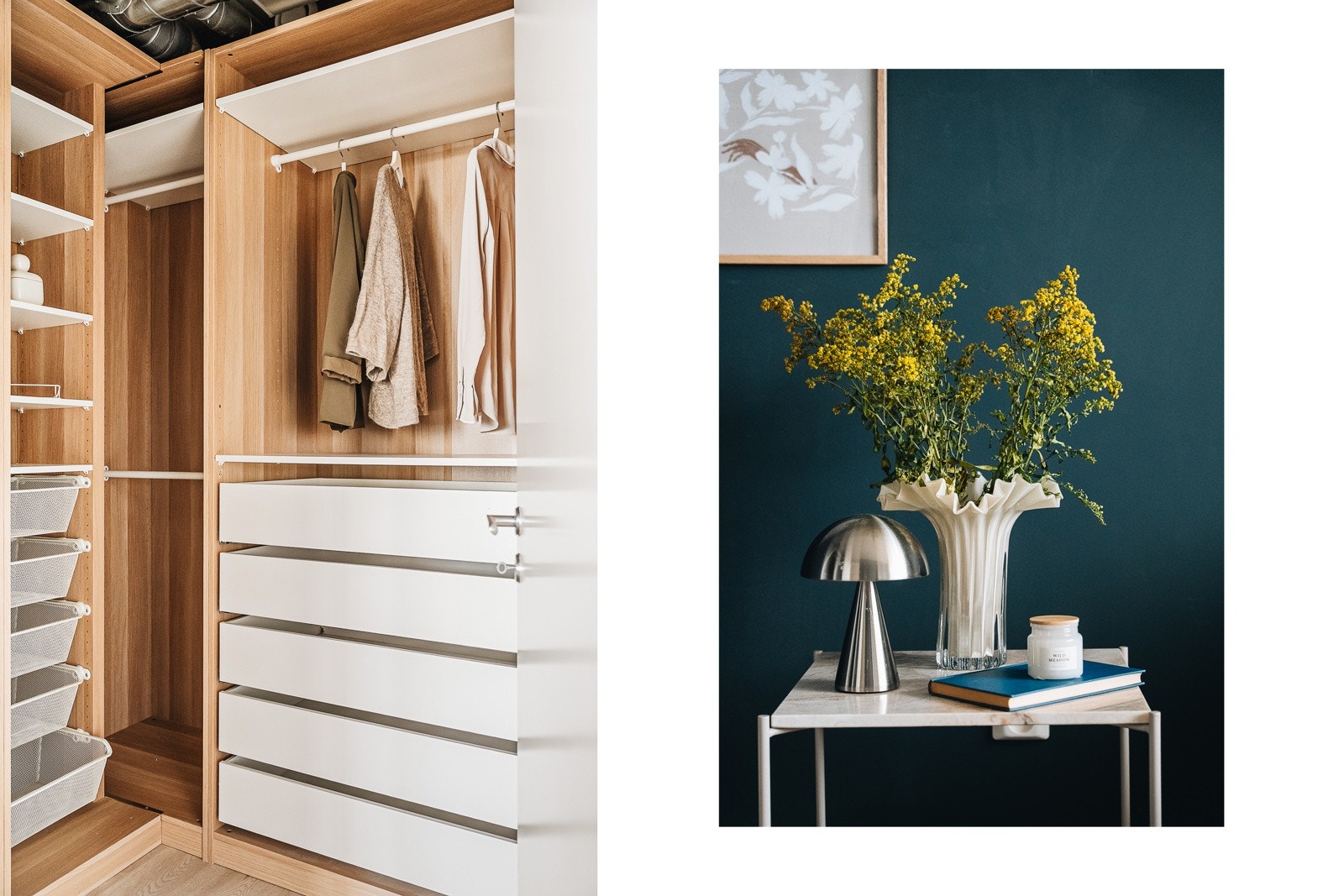 I tilknytning til soverom er det walkin-closet med god plass til klesoppbevaring. Galleribilde