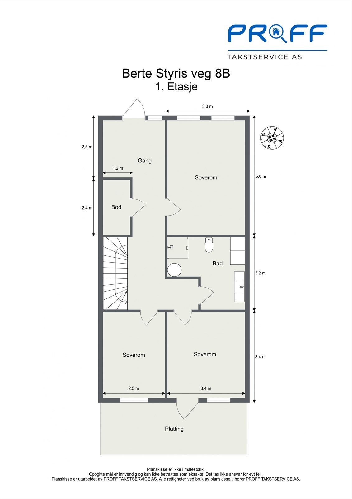 Plantegning 1. etasje. Galleribilde