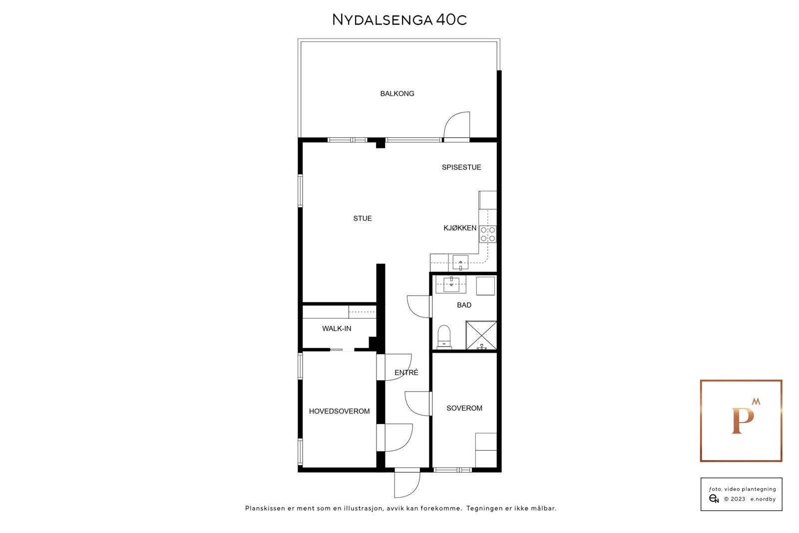 Plantegning Galleribilde