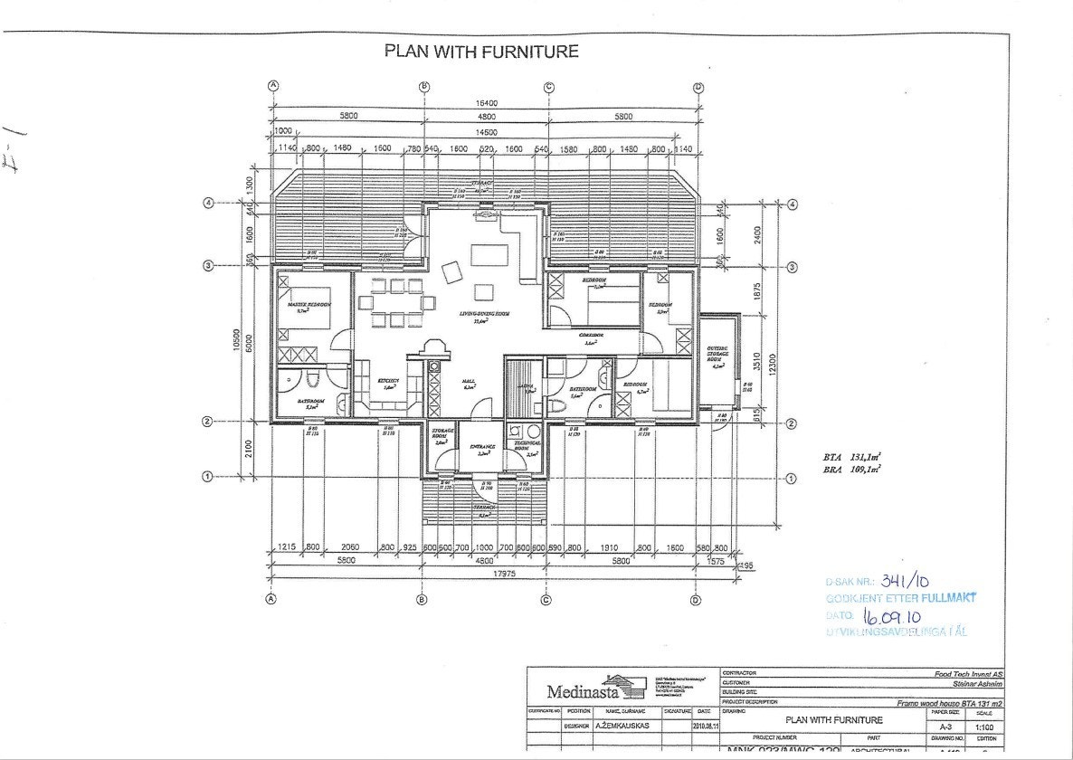 plantegning Galleribilde