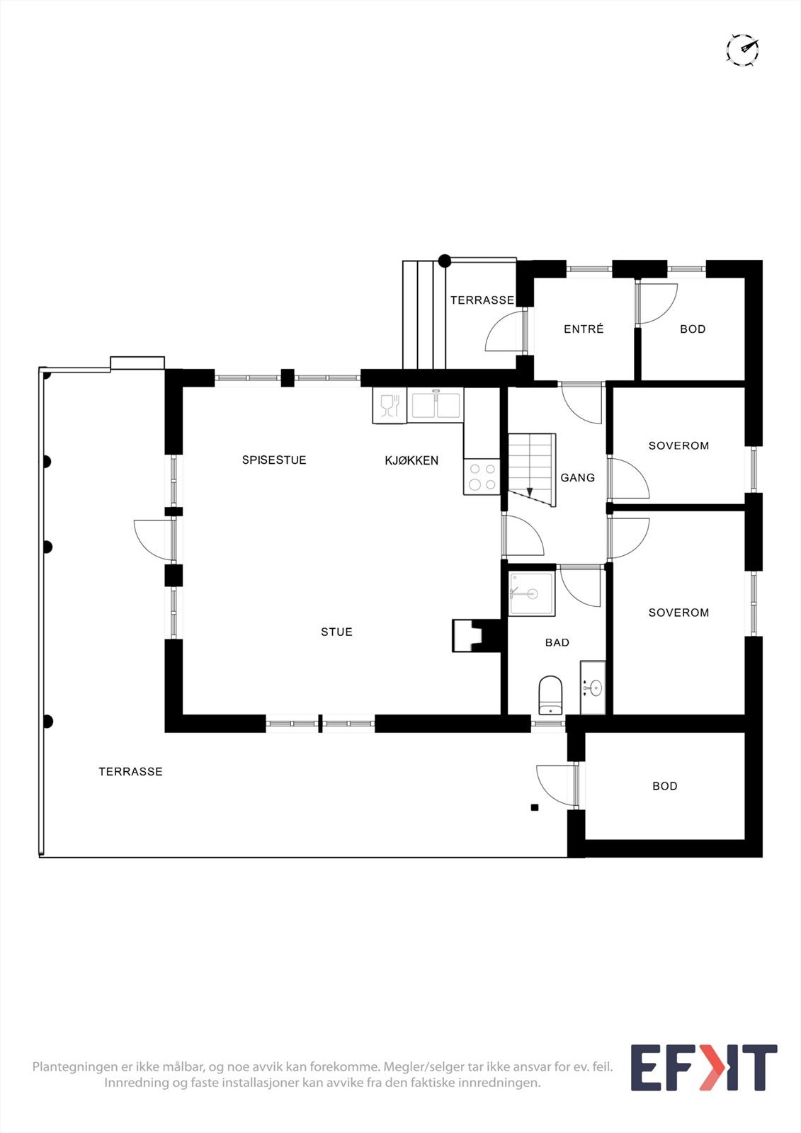 Plantegning hovedplan Galleribilde