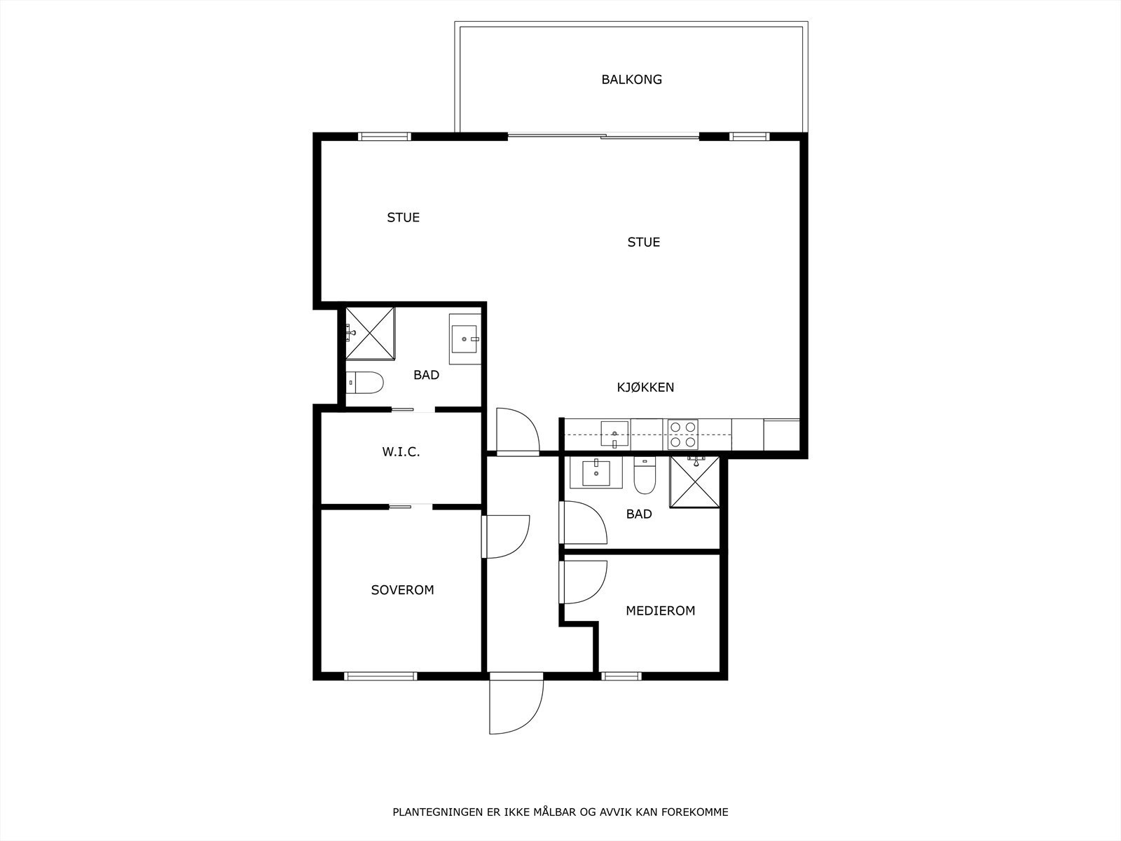 Plantegning Galleribilde