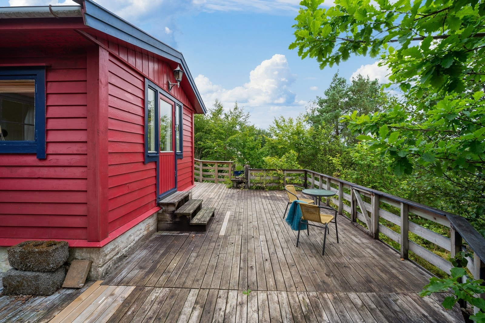 Stor terrasse Galleribilde