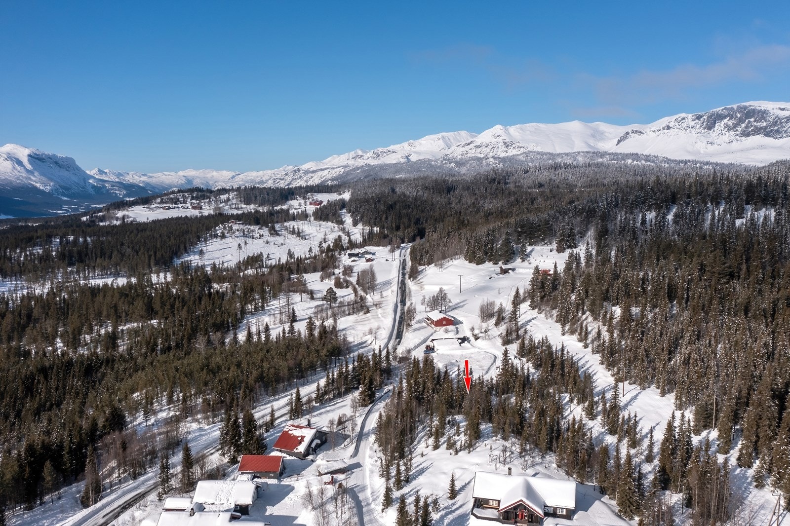 Nydelig, naturskjønt område med stier, langrennsløyper etc Galleribilde
