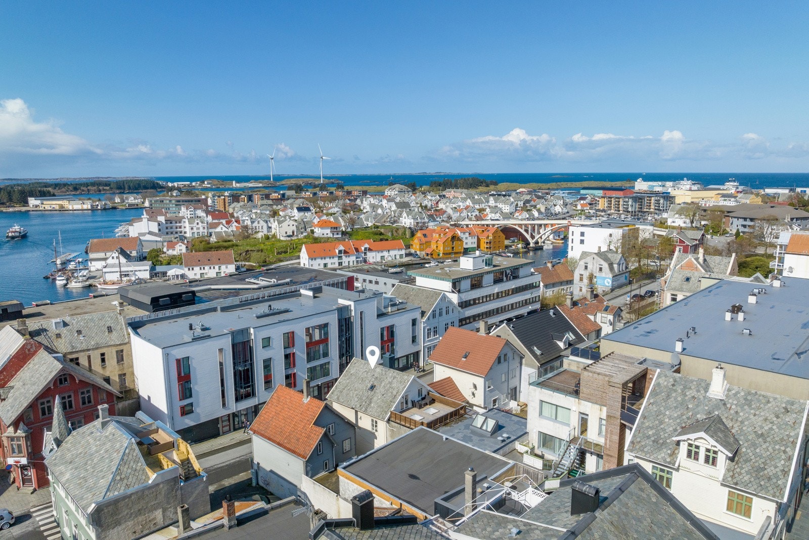 Sentral beliggenhet i Haugesund sentrum Galleribilde