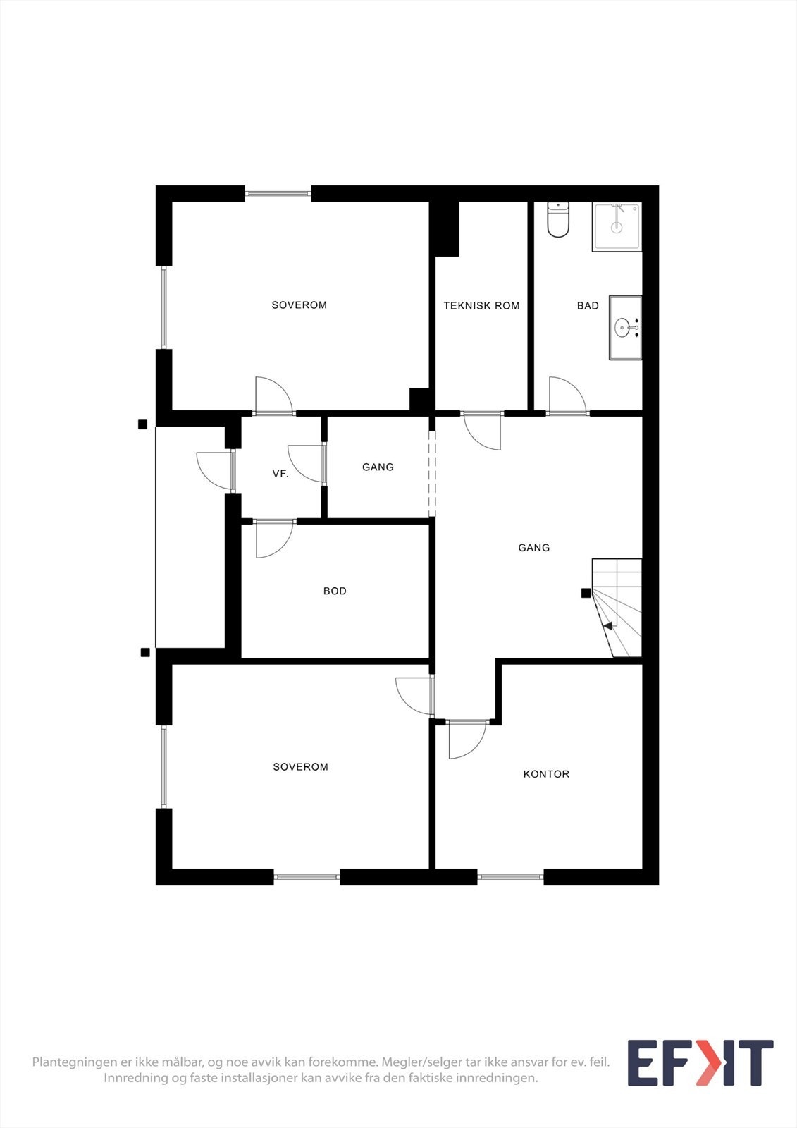 Plantegning u.etasje Galleribilde