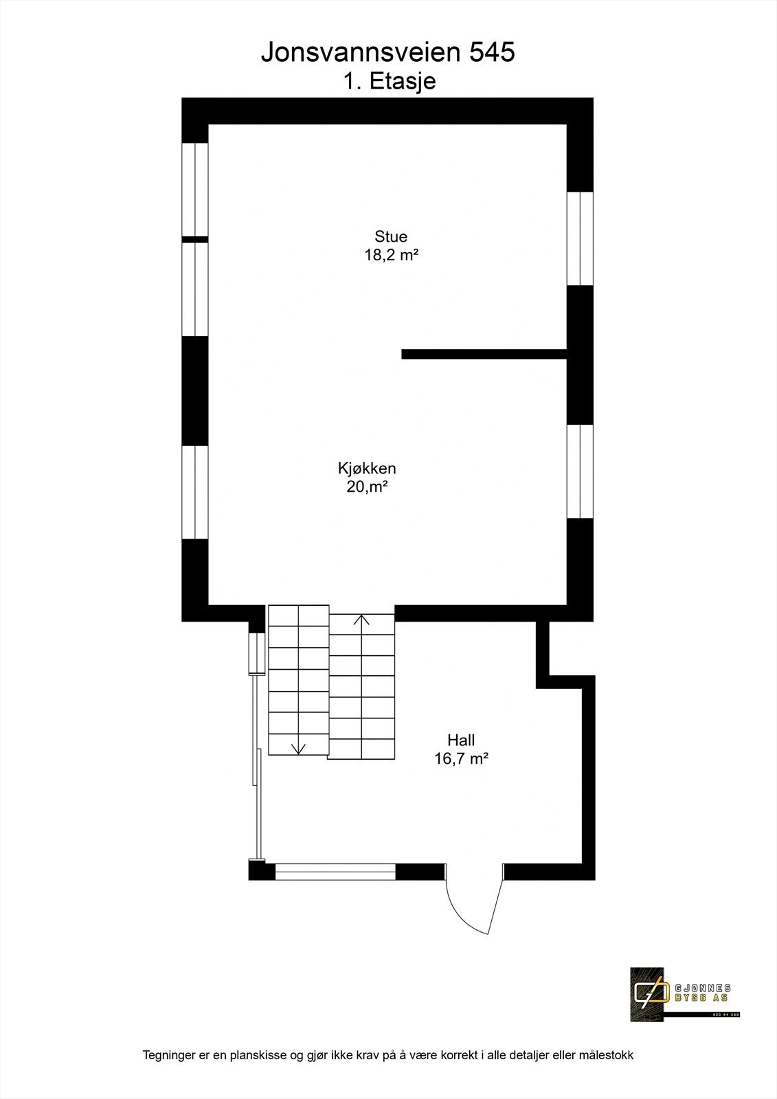Jonsvannsveien 545 - 1. Etasje - 2D Floor Plan.jpg Galleribilde