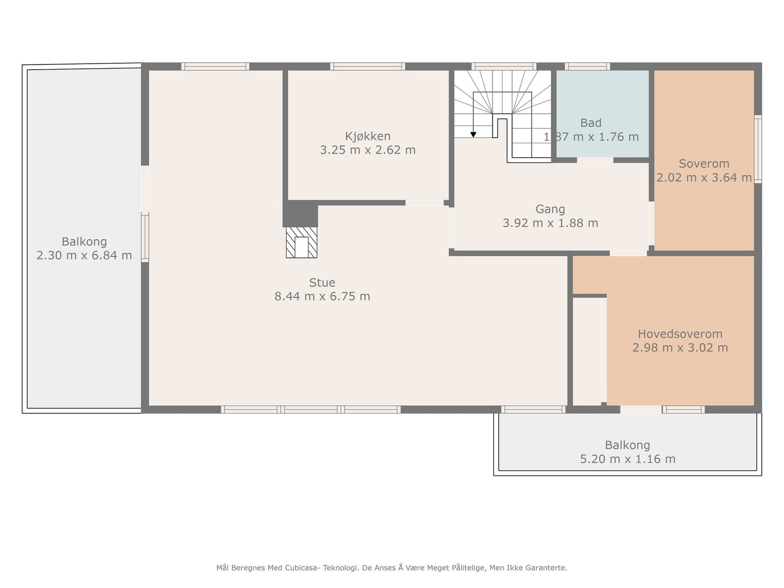 Plantegning 1. etasje Galleribilde