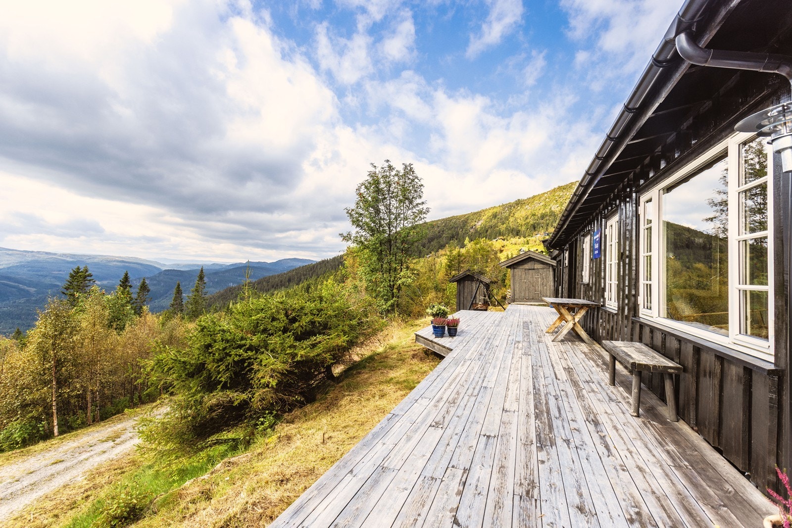 Her kan man nyte lang solgang og vidstrakt utsikt. Galleribilde