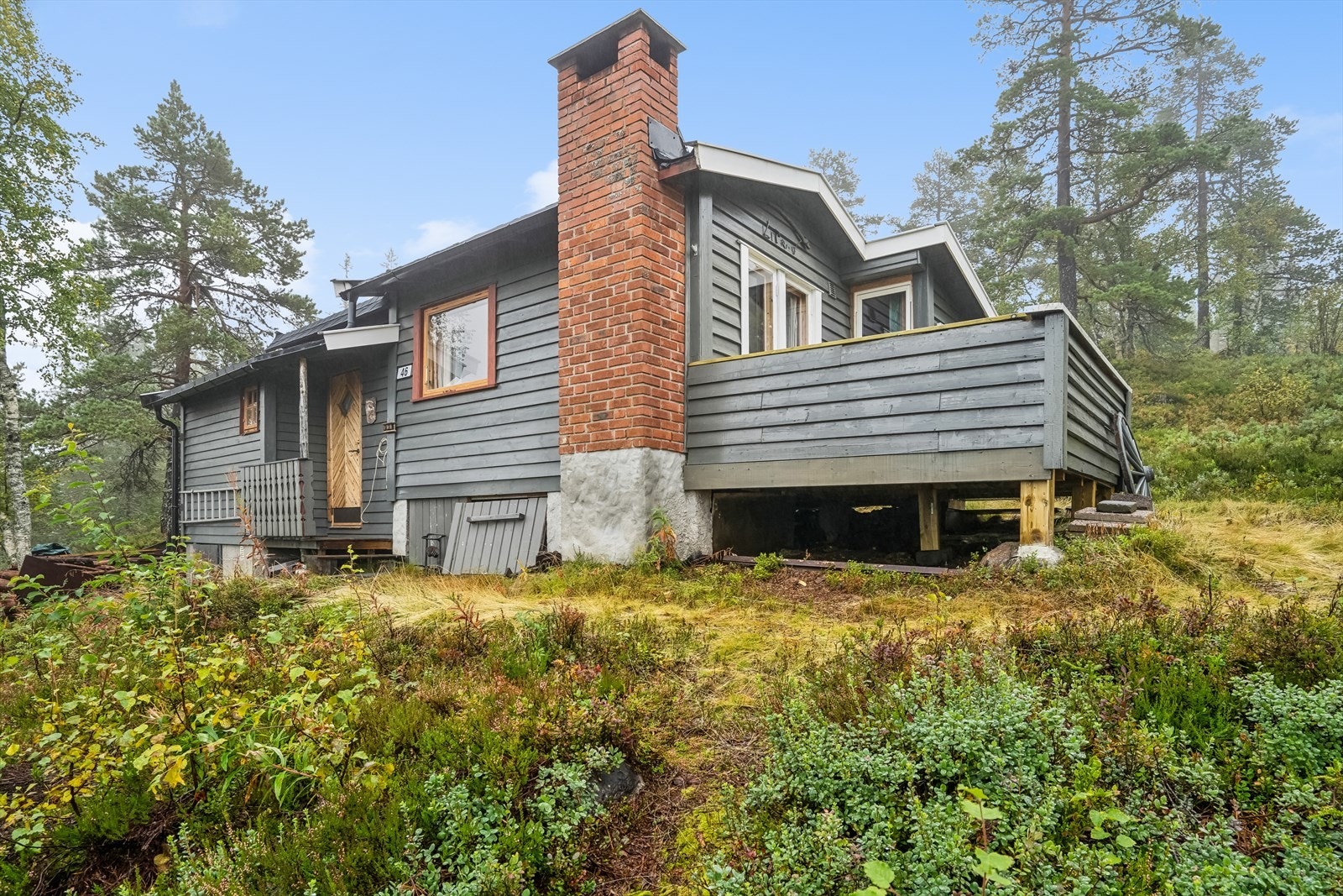 Men oppholder man seg utendørs har det lite å si om du bor smått eller stort Galleribilde