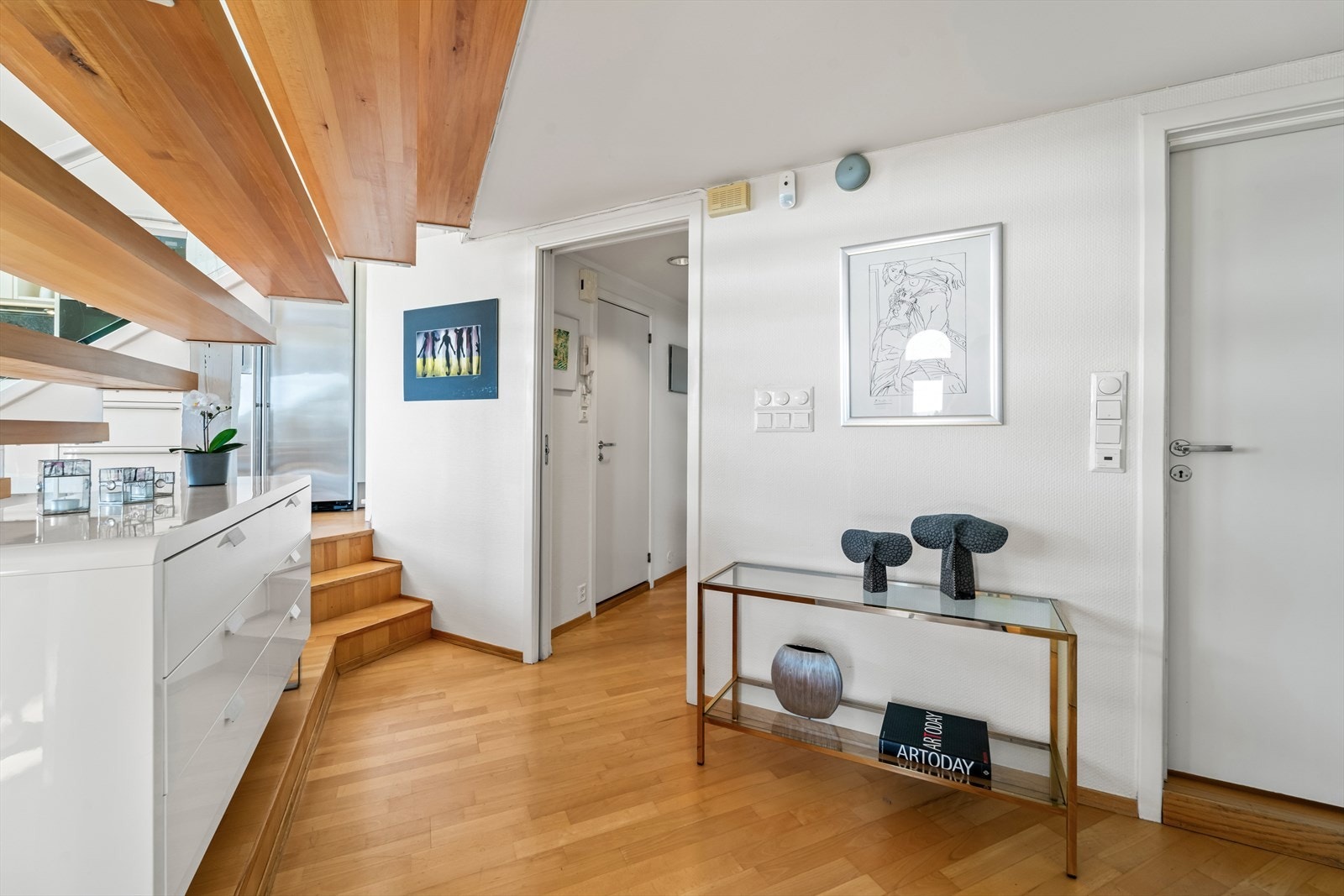 Inngangsparti og mellomgang. Galleribilde