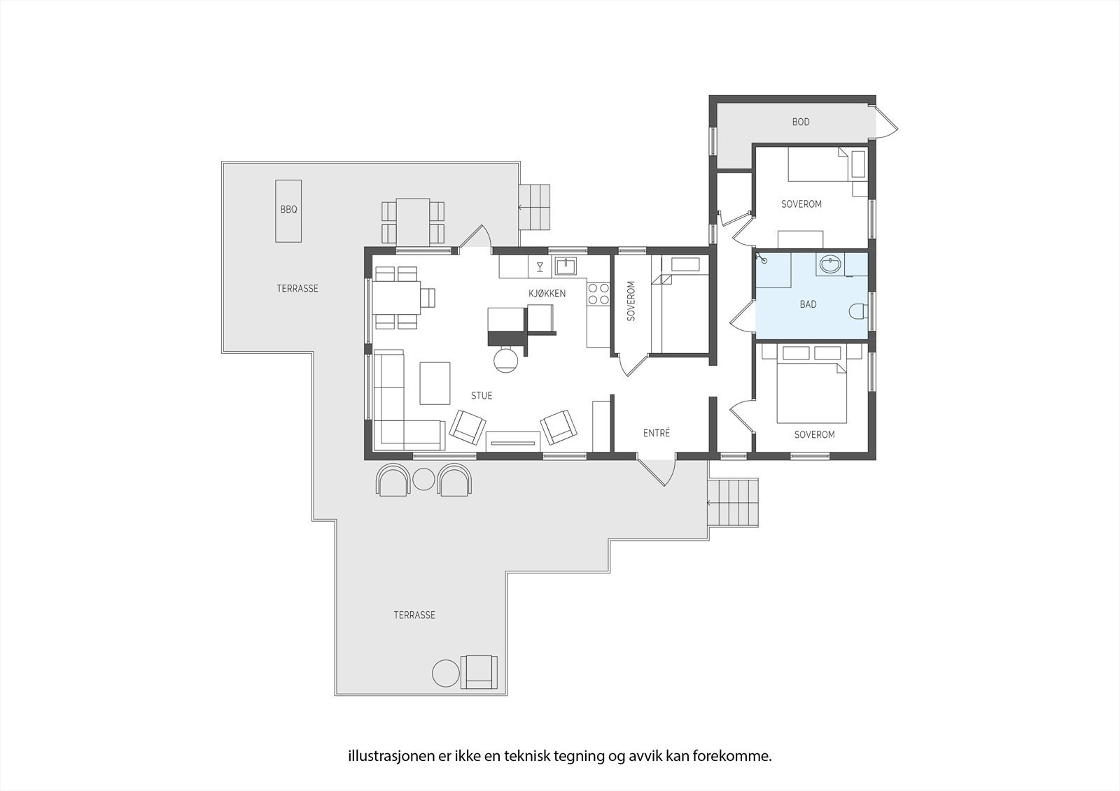 Plantegning Galleribilde