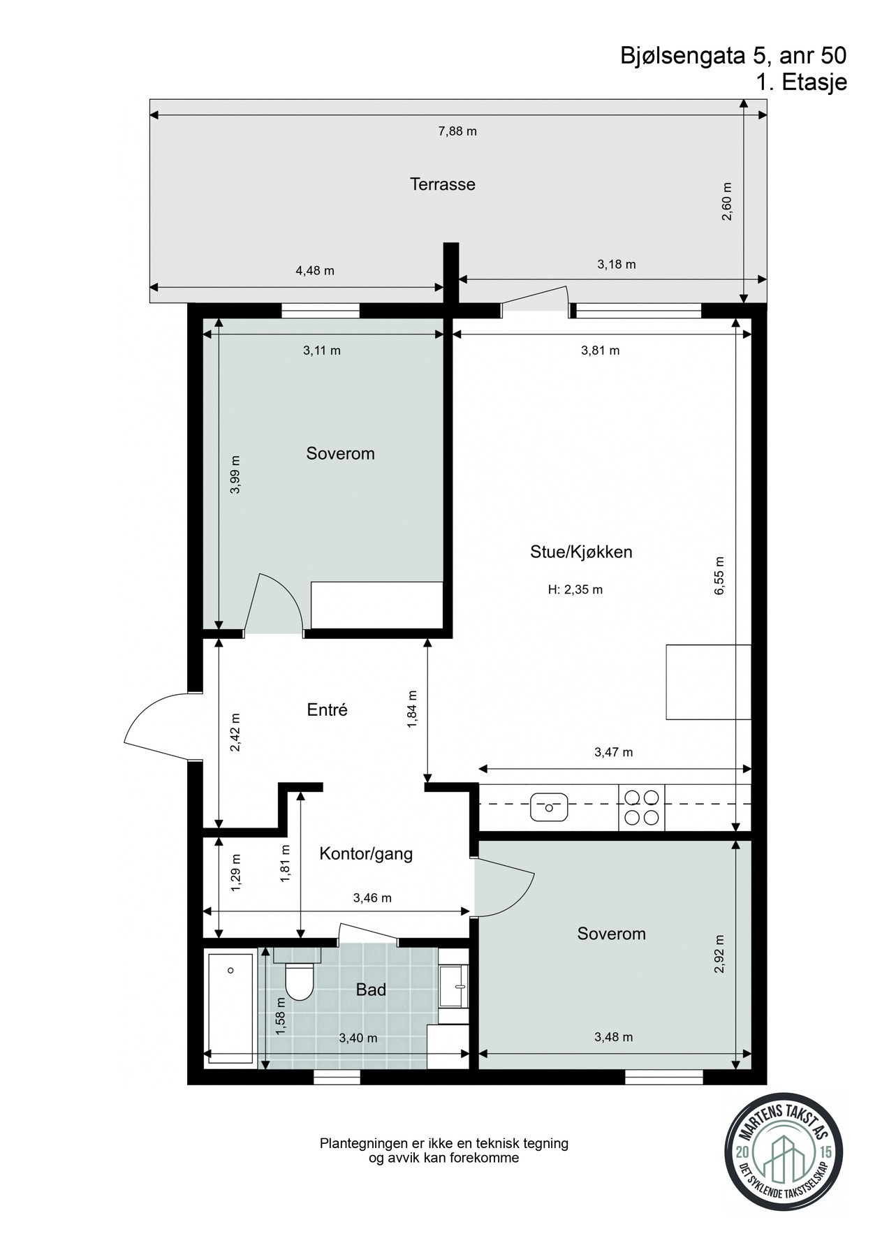 - Plantegning - Galleribilde